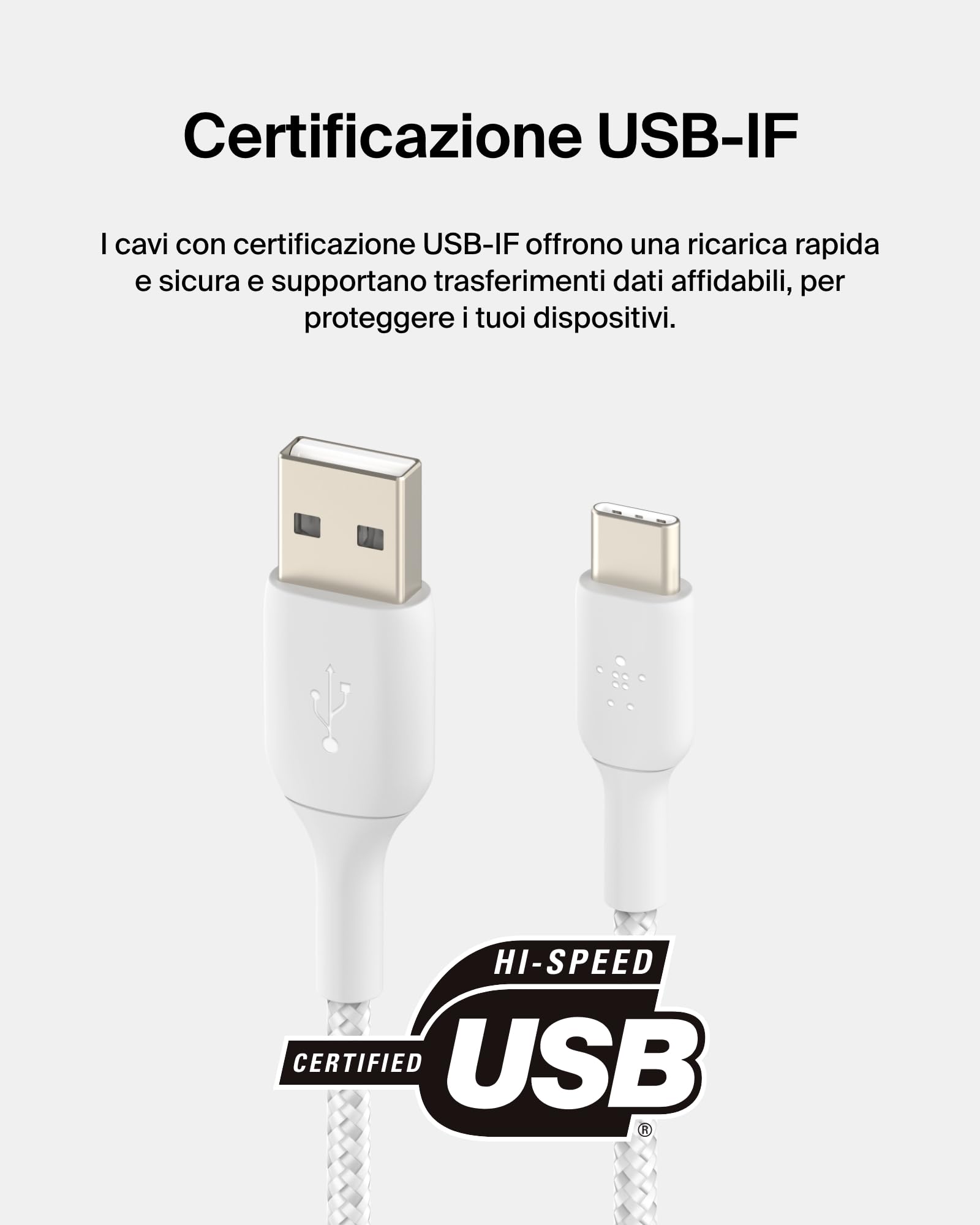 belkin-boostcharge-cavo-usb-c-a-usb-a-maschio-per-ricarica-rapida-iphone-16-gala image 3