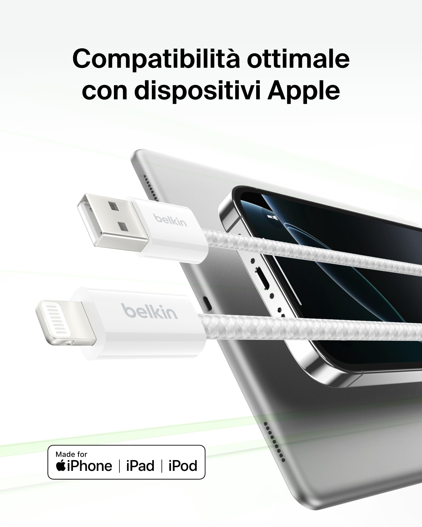 belkin-boostcharge-confezione-2-cavi-usb-a-a-lightning-intrecciati-da-1-5-m-cert image 2