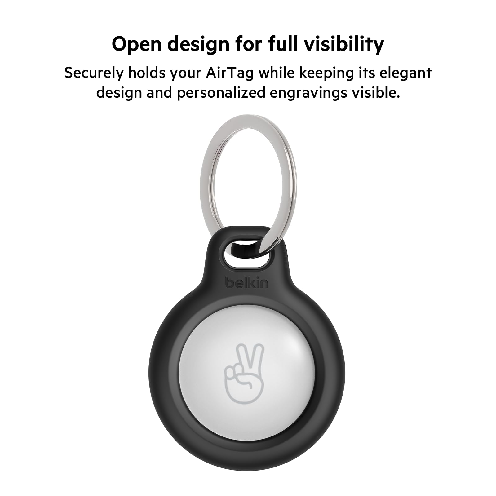belkin-airtag-secure-holder-con-portachiavi-cavo-metallico-custodia-antigraffio- image 5