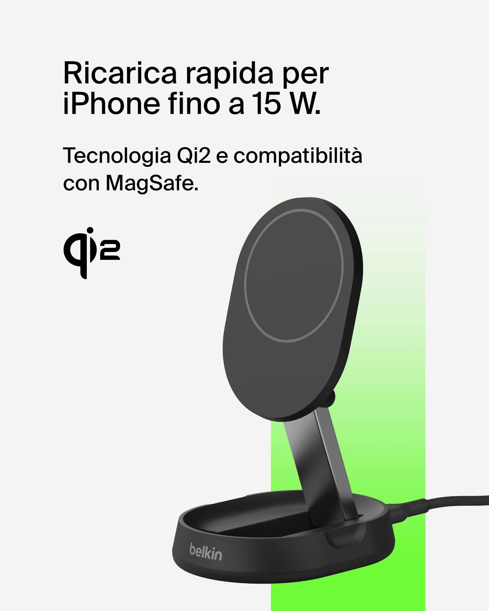 belkin-boostcharge-pro-caricatore-magnetico-convertibile-15w-qi2-compatibile-mag image 2