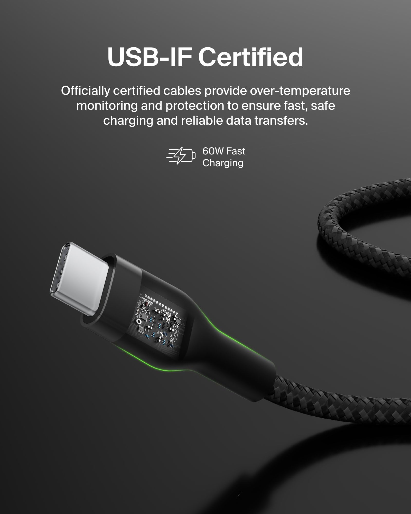 belkin-boostcharge-pro-flex-cavo-usb-c-a-usb-c-intrecciato-ricarica-rapida-pd-ce image 5