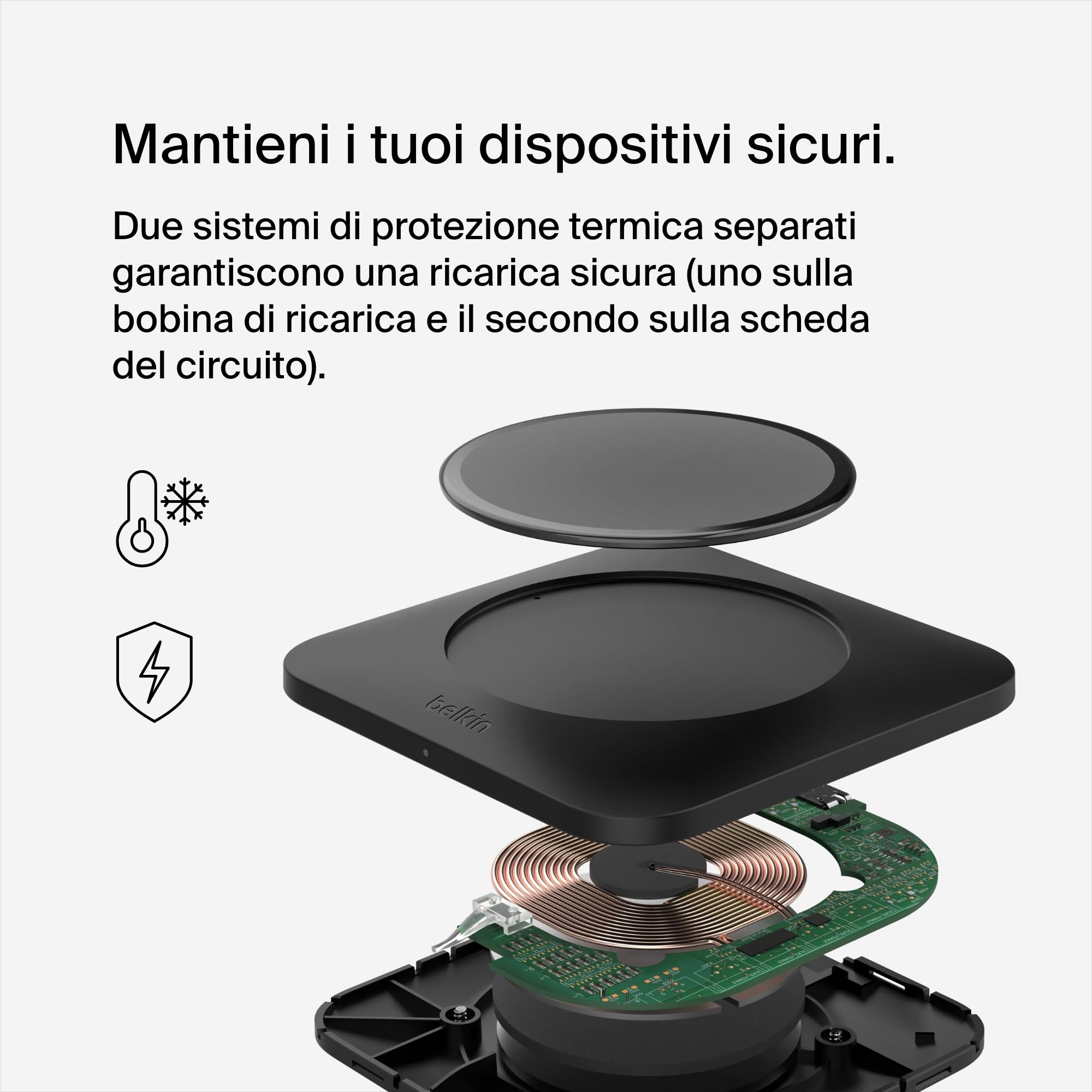 belkin-boostcharge-pro-tappetino-di-ricarica-wireless-15-w-con-allineamento-faci image 5