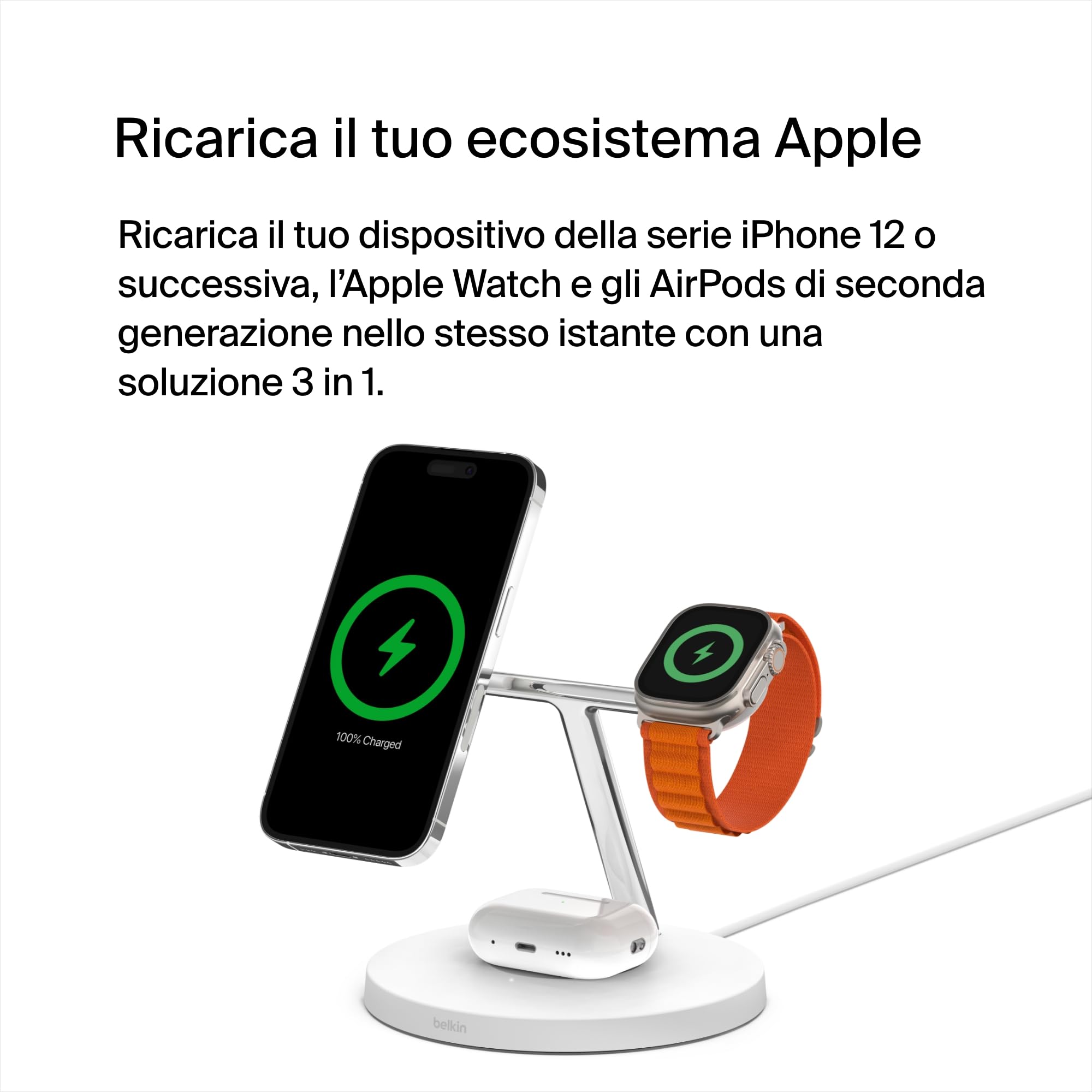 belkin-caricabatterie-wireless-3-in-1-con-magsafe-15-w-per-iphone-apple-watch-e- image 3