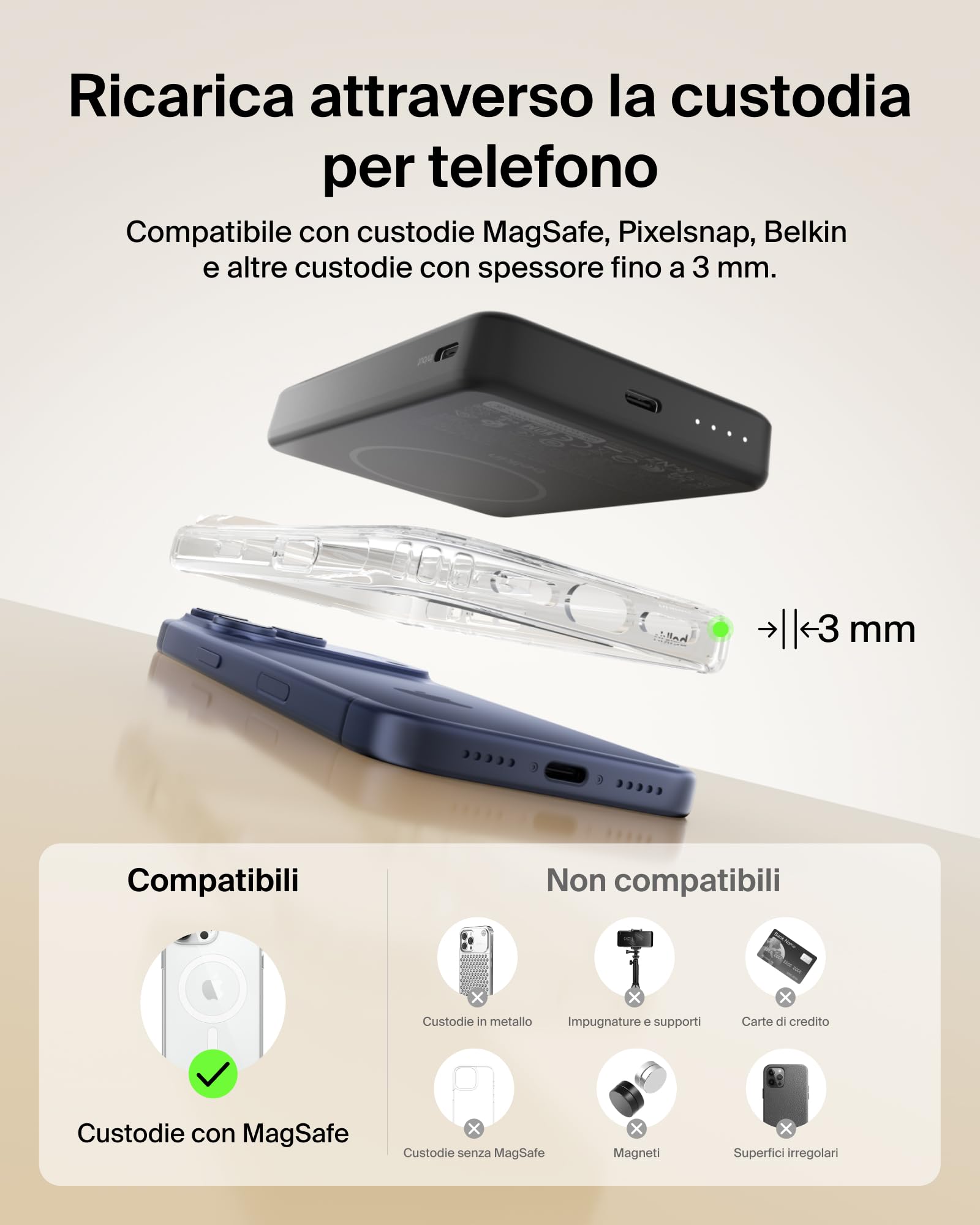 belkin-boostcharge-power-bank-magnetico-10000-mah-qi2-7-5-w-caricatore-portatile image 8