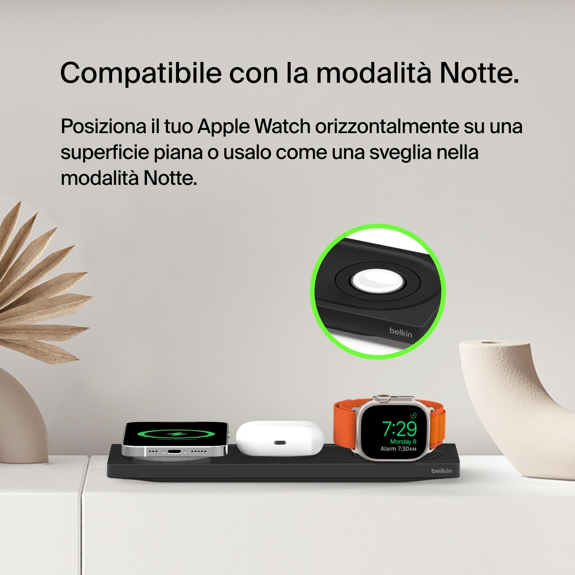 belkin-caricabatterie-wireless-3-in-1-con-magsafe-tappetino-di-ricarica-rapida-m image 7