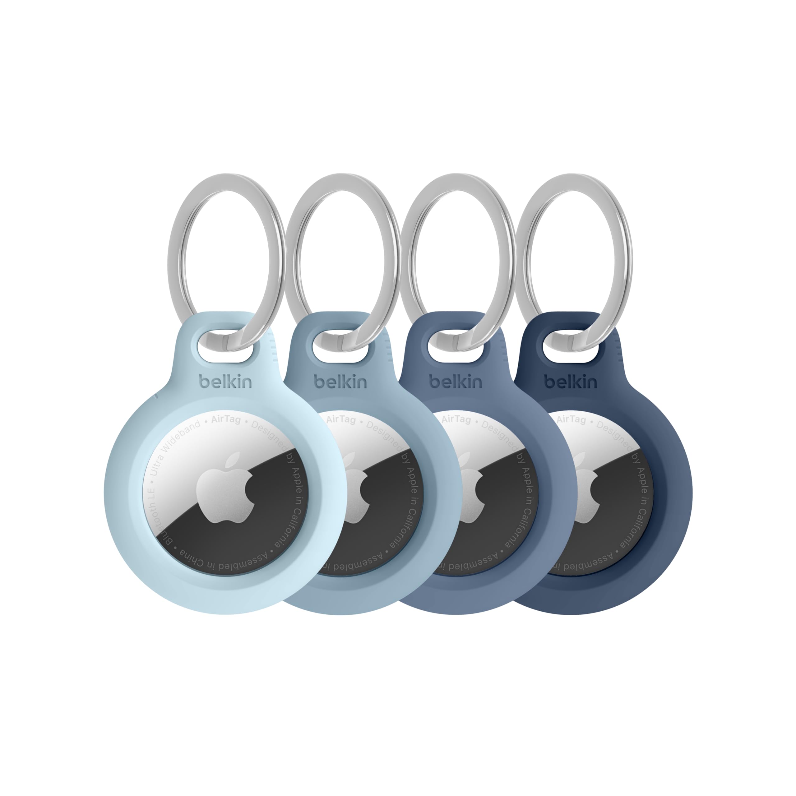 belkin-secure-holder-custodia-per-airtag-con-anello-portachiavi-confezione-da-4- image 1