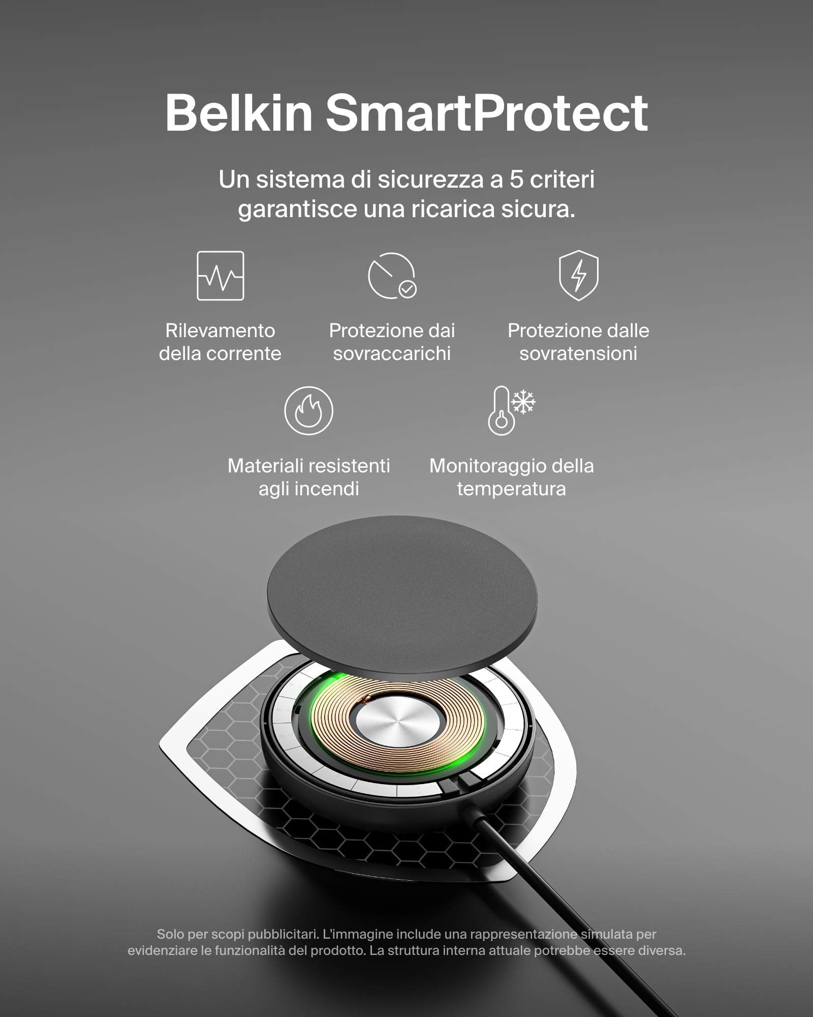 belkin-tappetino-di-ricarica-wireless-magnetica-qi2-15-w-con-supporto-compatibil image 7