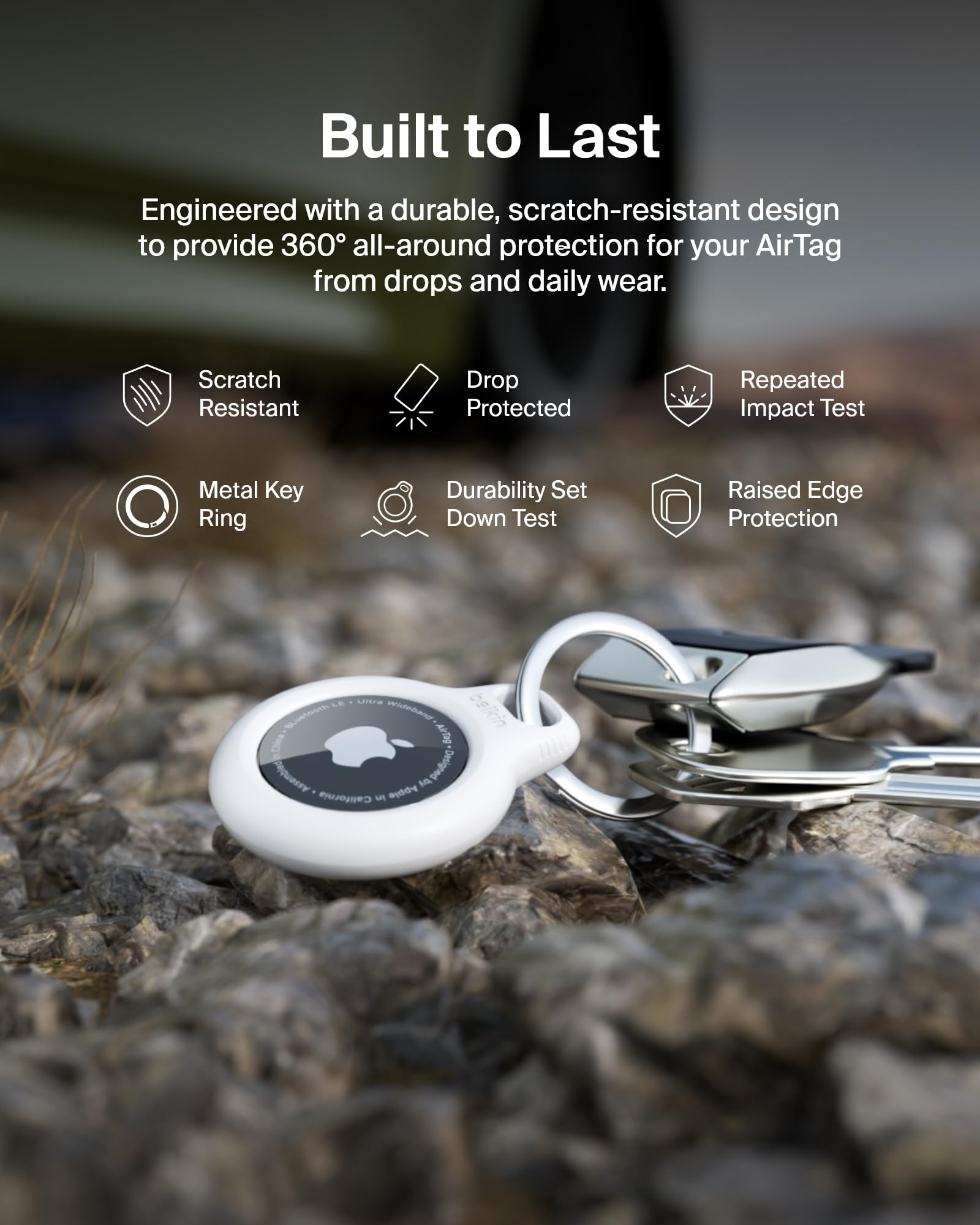 belkin-secure-holder-portachiavi-per-apple-airtag-confezione-da-2-bianco image 5