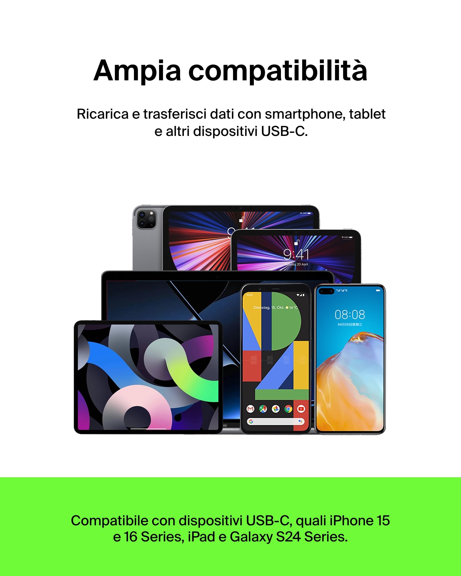 belkin-boostcharge-cavo-usb-c-a-usb-a-maschio-per-ricarica-rapida-iphone-16-gala image 5