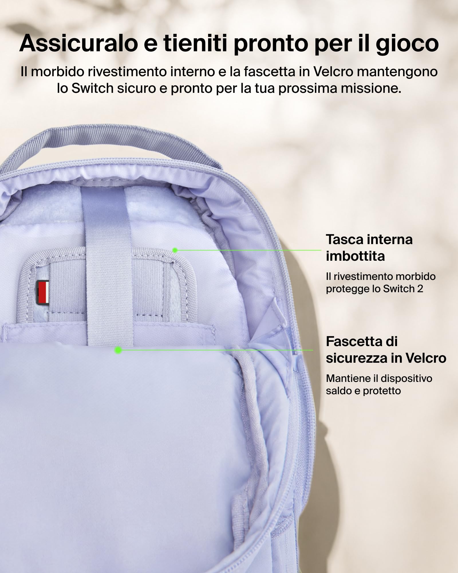 belkin-gaming-borsa-crossbody-per-nintendo-switch-2-2025-con-10-slot-per-giochi- image 3