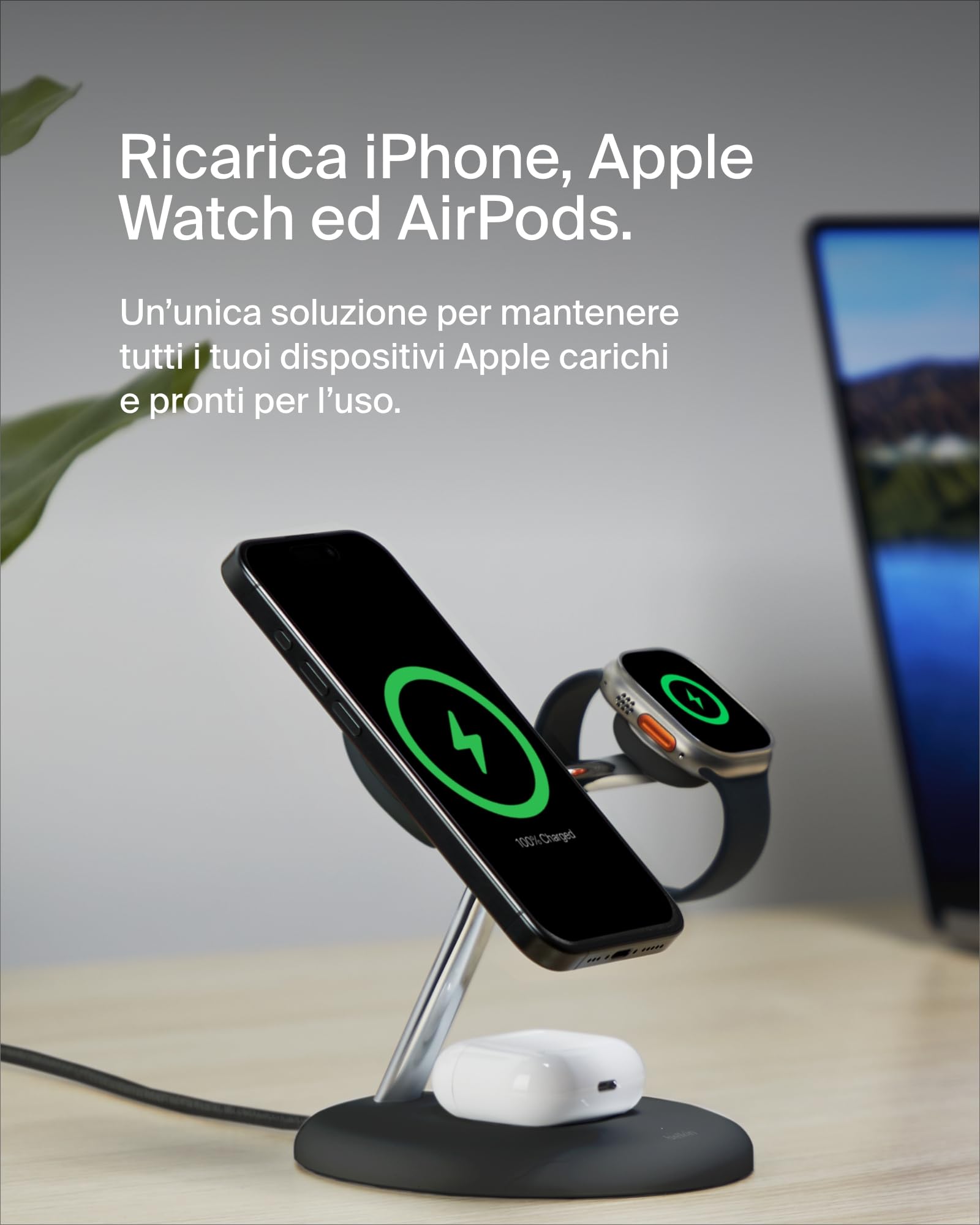 belkin-supporto-di-ricarica-wireless-magnetico-3-in-1-qi2-15w-stazione-di-ricari image 4