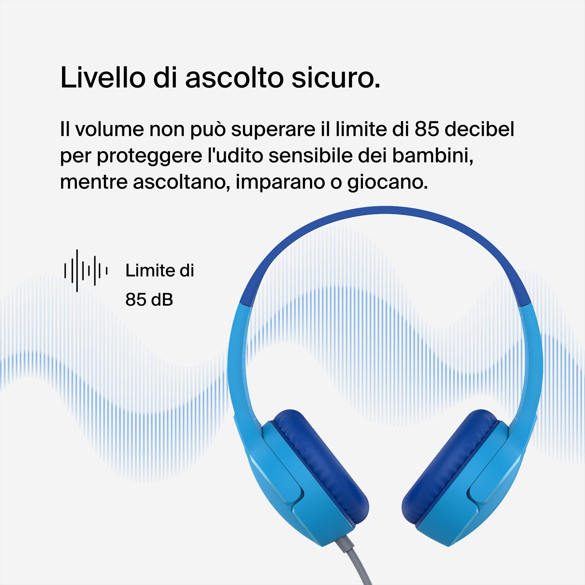 belkin-soundform-mini-cuffie-on-ear-con-filo-per-bambini-limite-volume-85-db-mic image 2