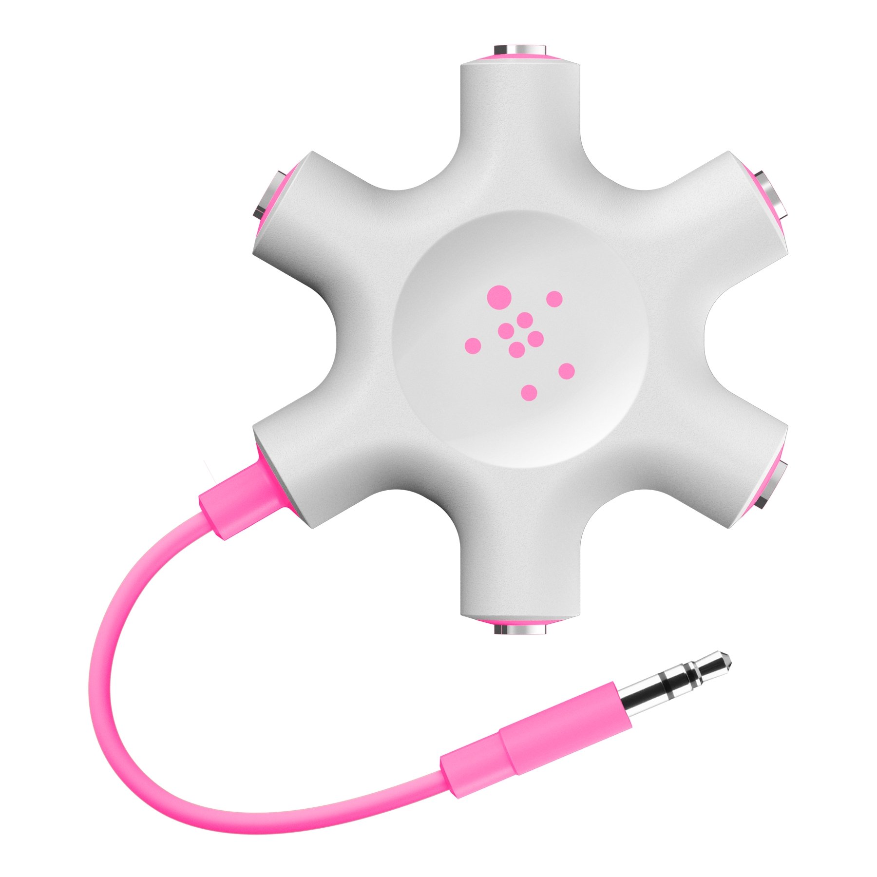 belkin-rockstar-cavo-doppiatore-per-cuffie-con-5-prese-3-5-mm-splitter-audio-bia image 8