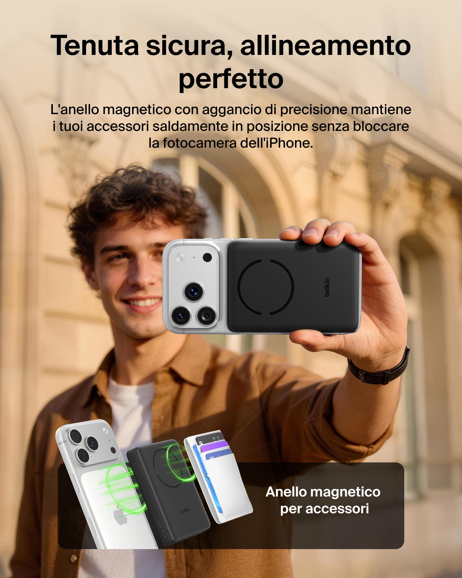 belkin-boostcharge-power-bank-10000-mah-magnetico-qi2-7-5-w-caricatore-portatile image 5