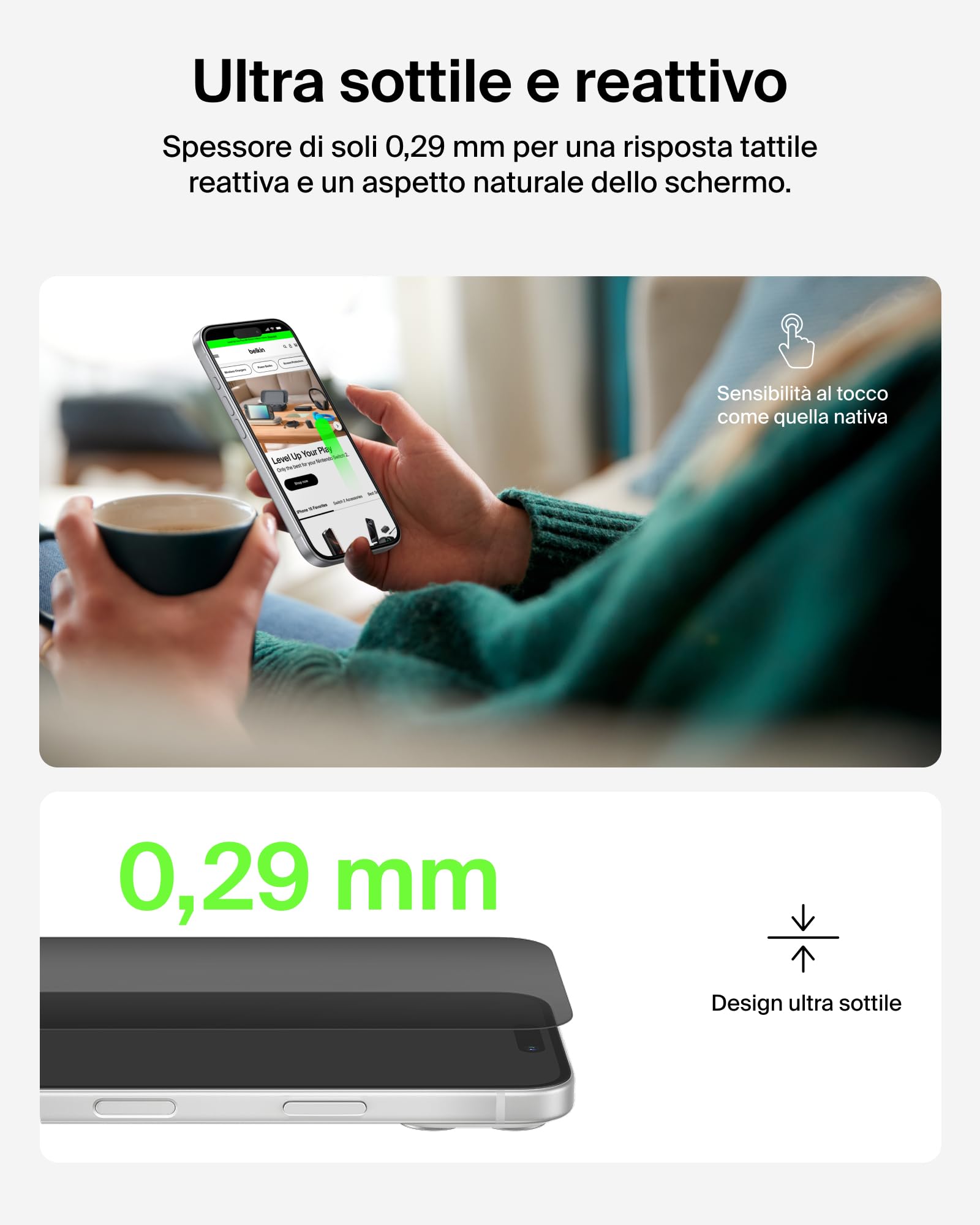 belkin-screenforce-invisiglass-privacy-pellicola-iphone-17-pro-max-filtro-privac image 6