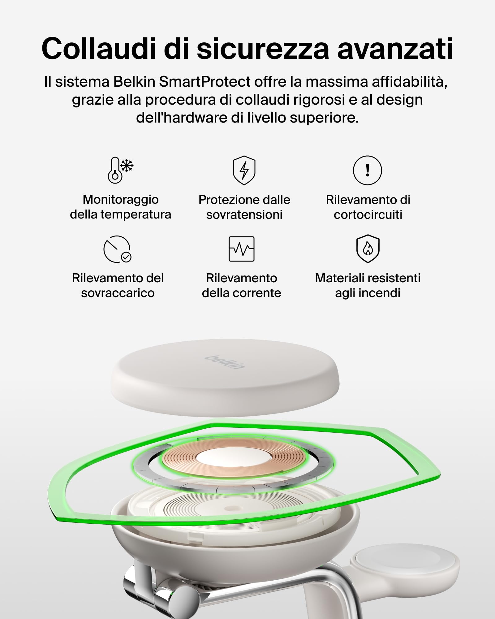 belkin-ultracharge-pro-stazione-di-ricarica-wireless-3-in-1-qi2-25w-magsafe-con- image 8