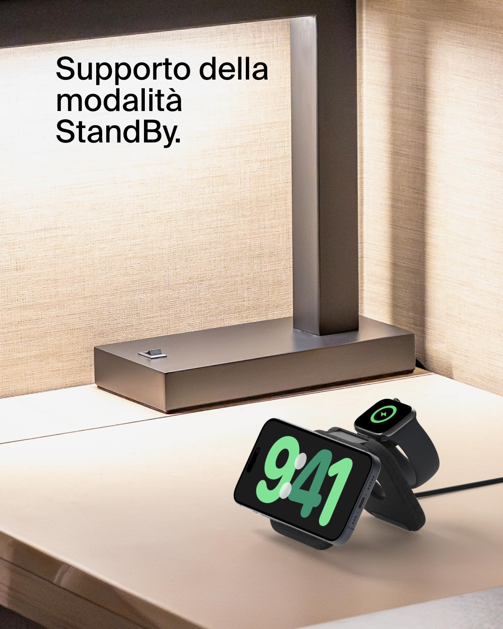 belkin-boostcharge-pro-tappetino-di-ricarica-magnetico-2-in-1-15w-pieghevole-qi2 image 7