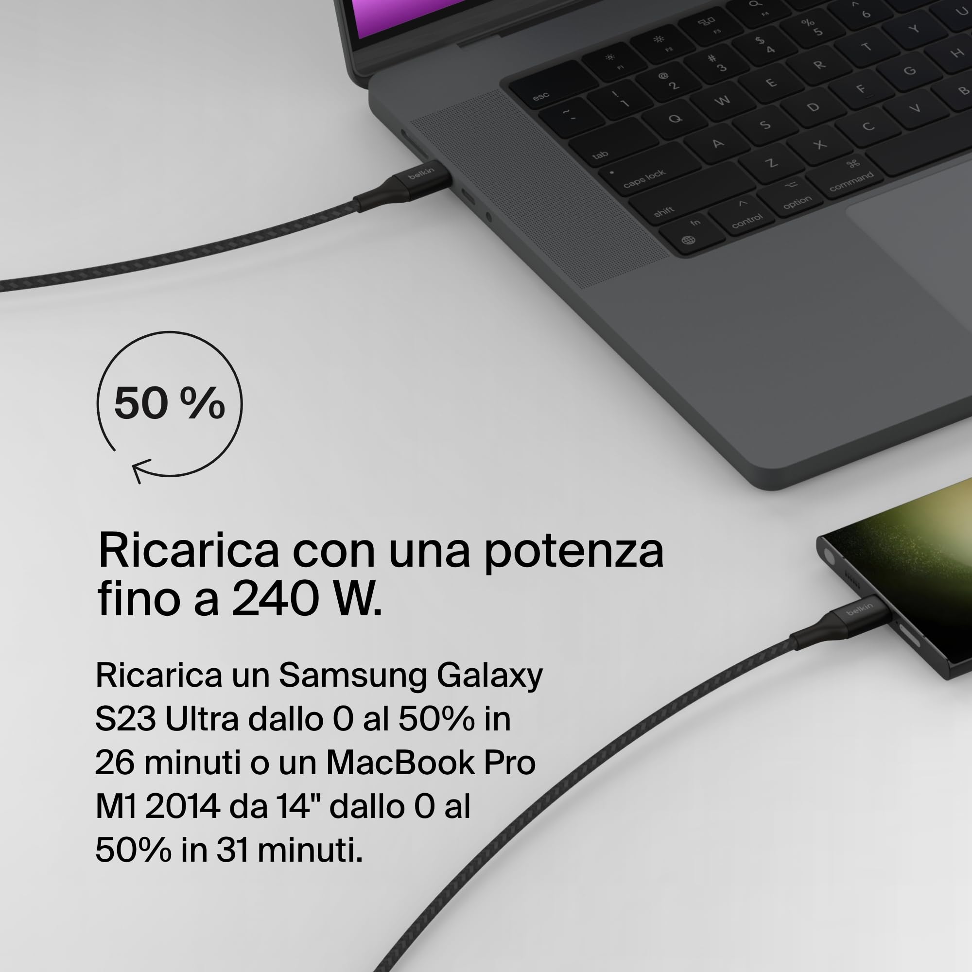 belkin-boostcharge-cavo-usb-c-a-usb-c-240-w-power-delivery-certificato-usb-if-2- image 3