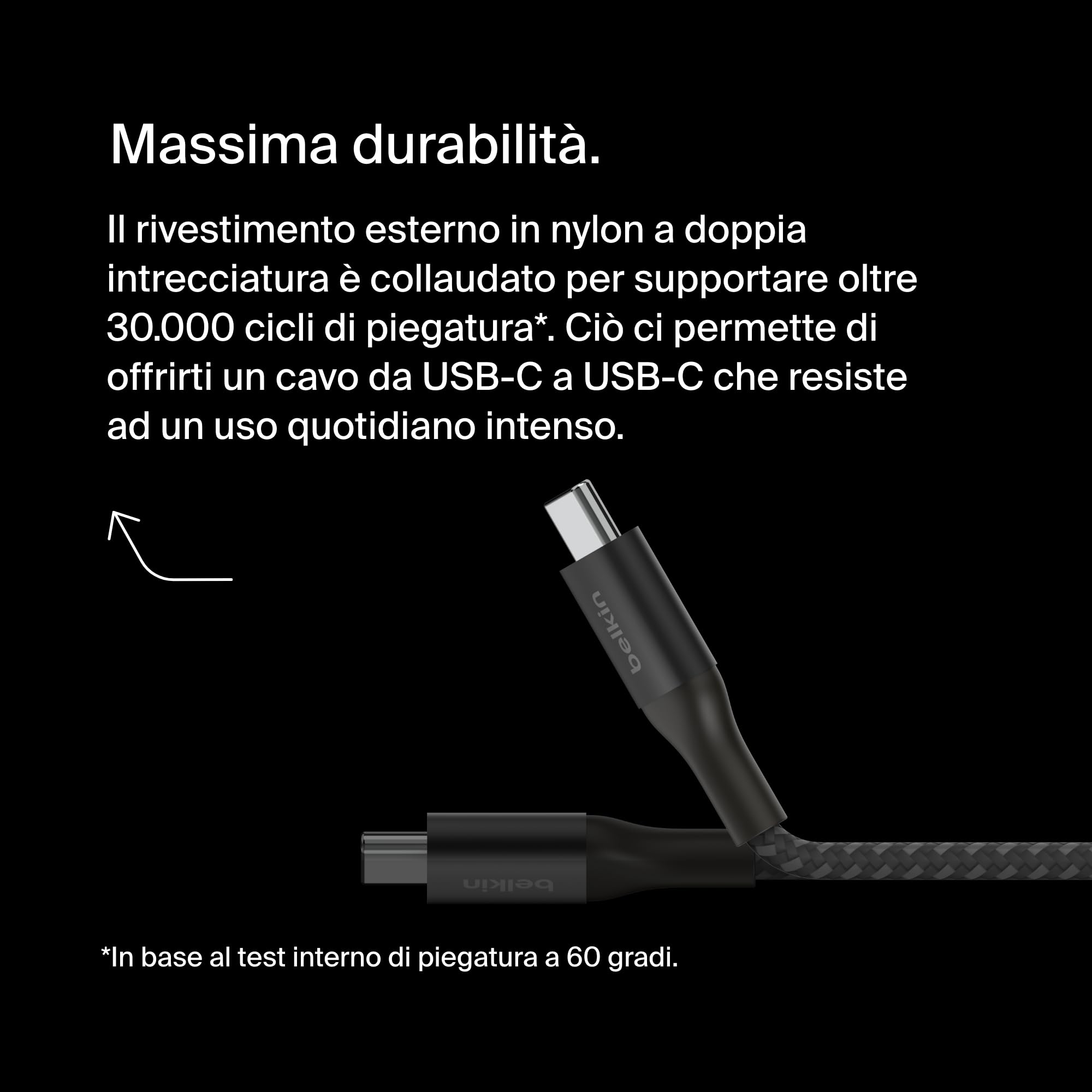 belkin-boostcharge-cavo-usb-c-a-usb-c-240-w-power-delivery-certificato-usb-if-2- image 2