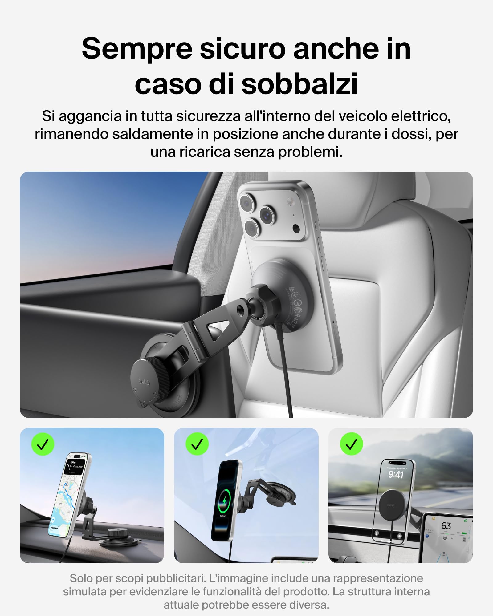 belkin-boostcharge-caricatore-wireless-per-auto-qi2-con-supporto-magnetico-per-b image 4
