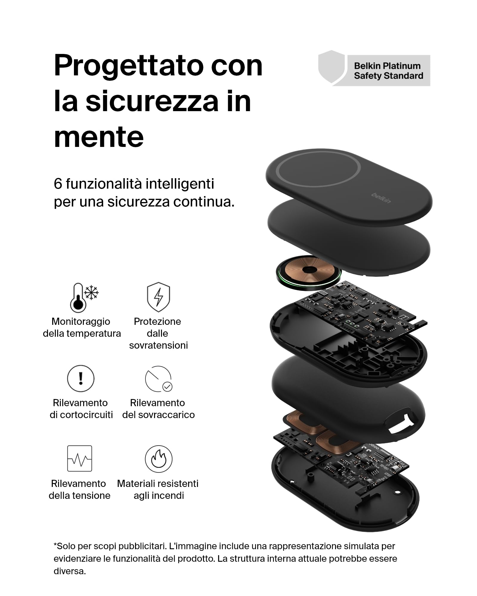 belkin-boostcharge-caricatore-wireless-magnetico-pieghevole-2-in-1-qi2-15-w-comp image 7