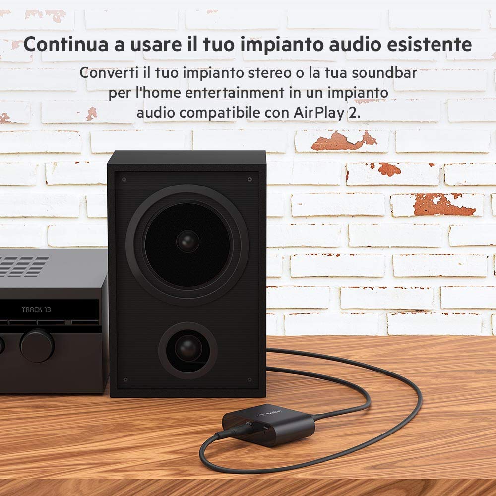 belkin-soundform-connect-adattatore-audio-airplay-2-con-ingressi-ottico-e-3-5-mm image 2