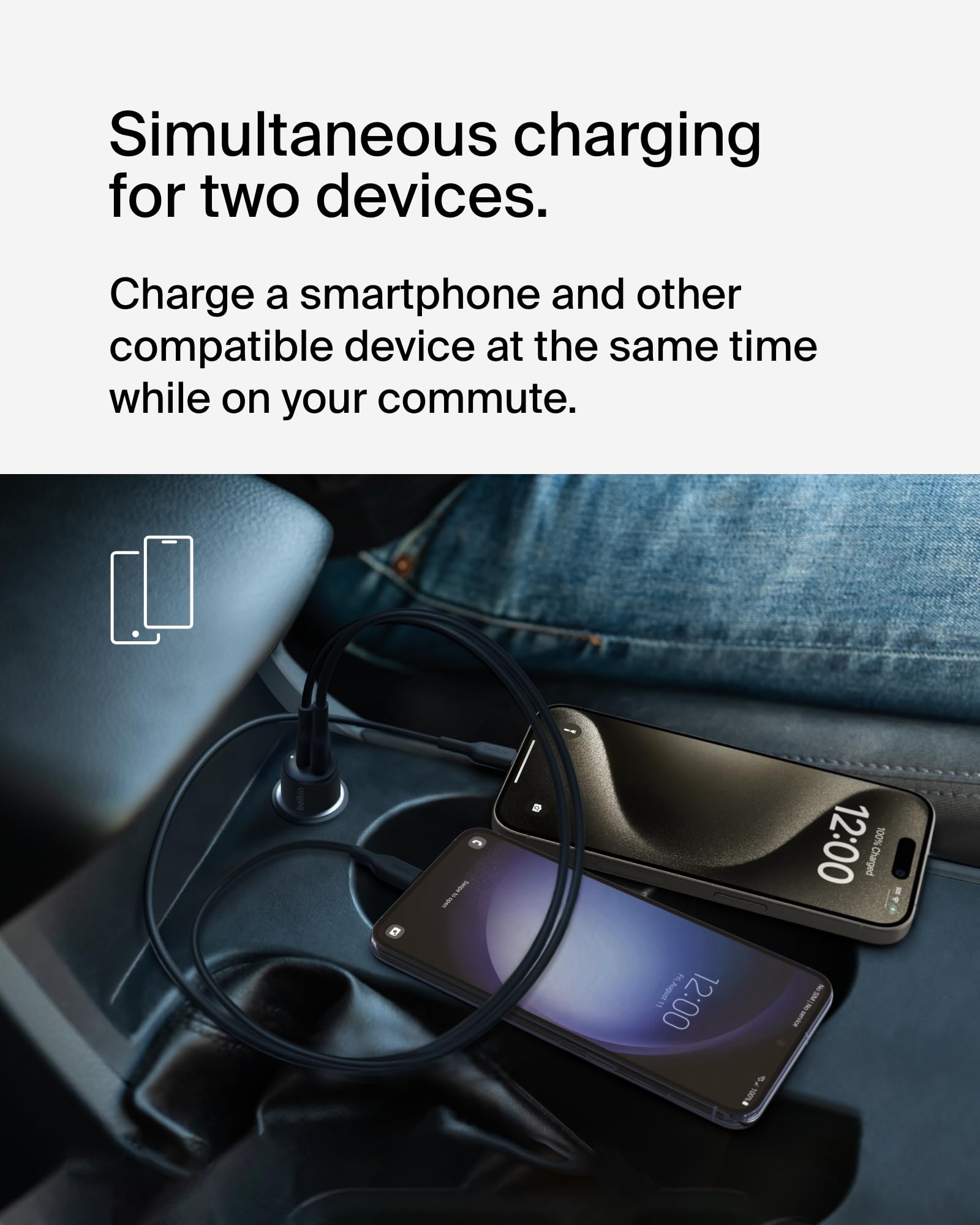 belkin-boostcharge-caricabatteria-da-auto-doppio-42-w-usb-c-pps-30-w-e-usb-a-12- image 2
