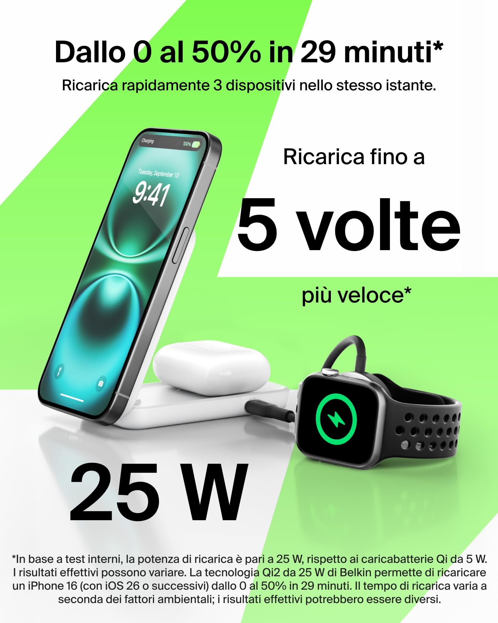 belkin-ultracharge-stazione-di-ricarica-wireless-qi2-2-in-1-25-w-con-magsafe-por image 2