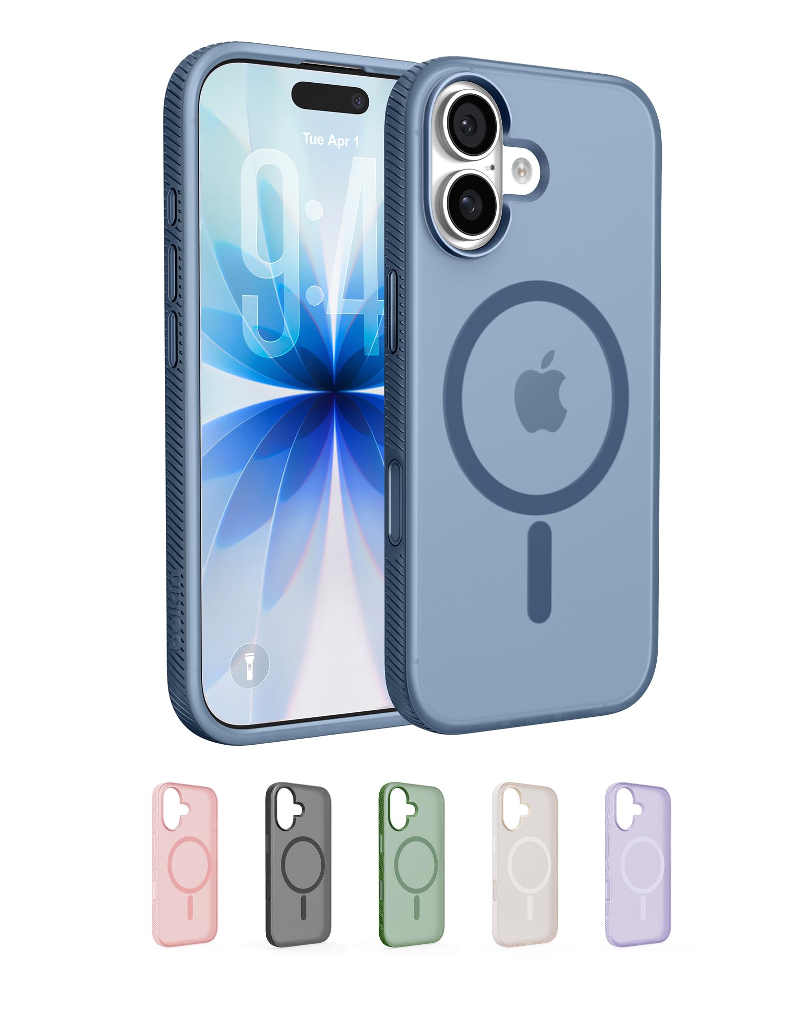 belkin-sheerforce-grip-cover-per-iphone-17-magsafe-bumper-antiscivolo-anti-urto- image 1