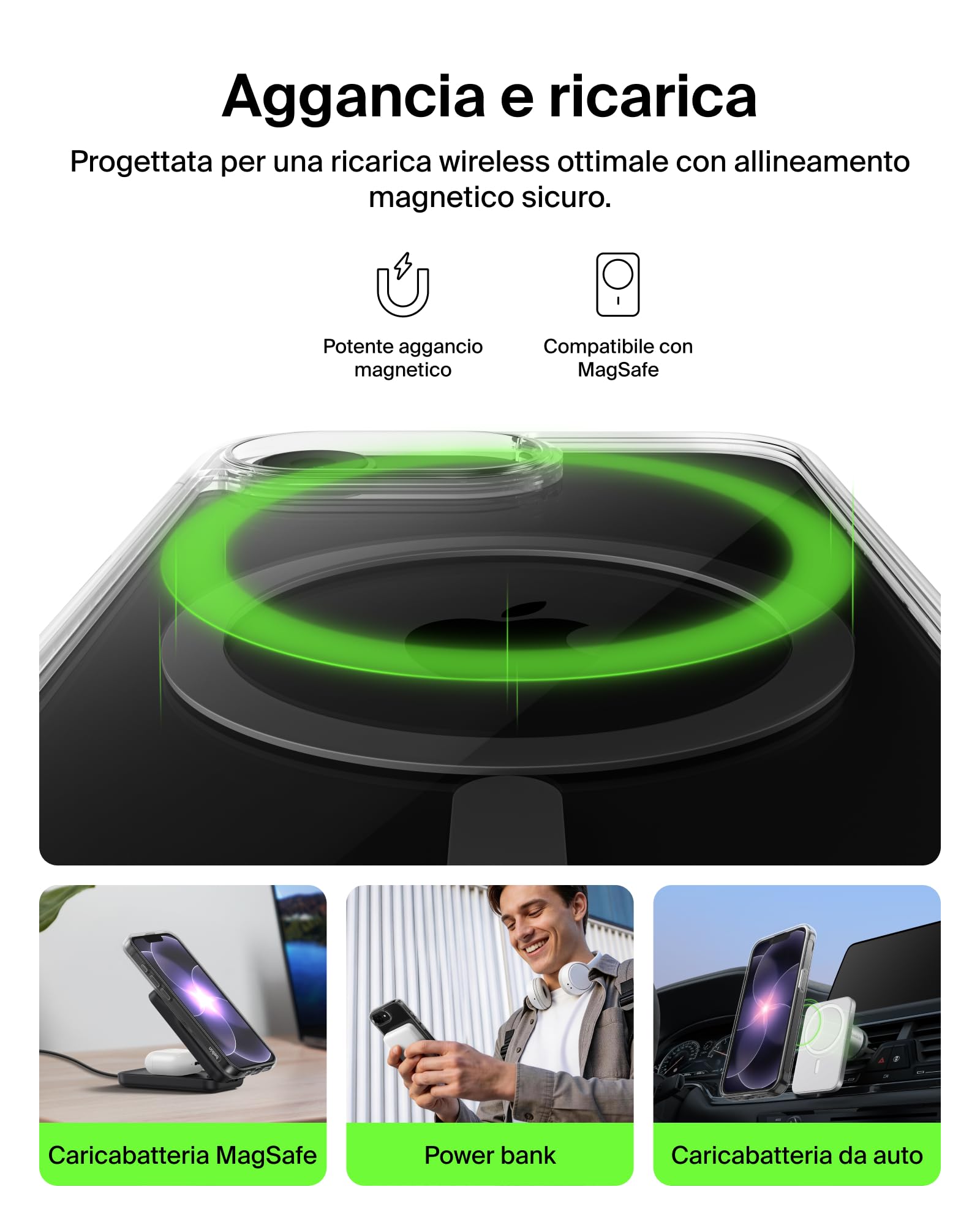 belkin-sheerforce-clear-lite-cover-trasparente-magnetica-magsafe-per-iphone-17e- image 5