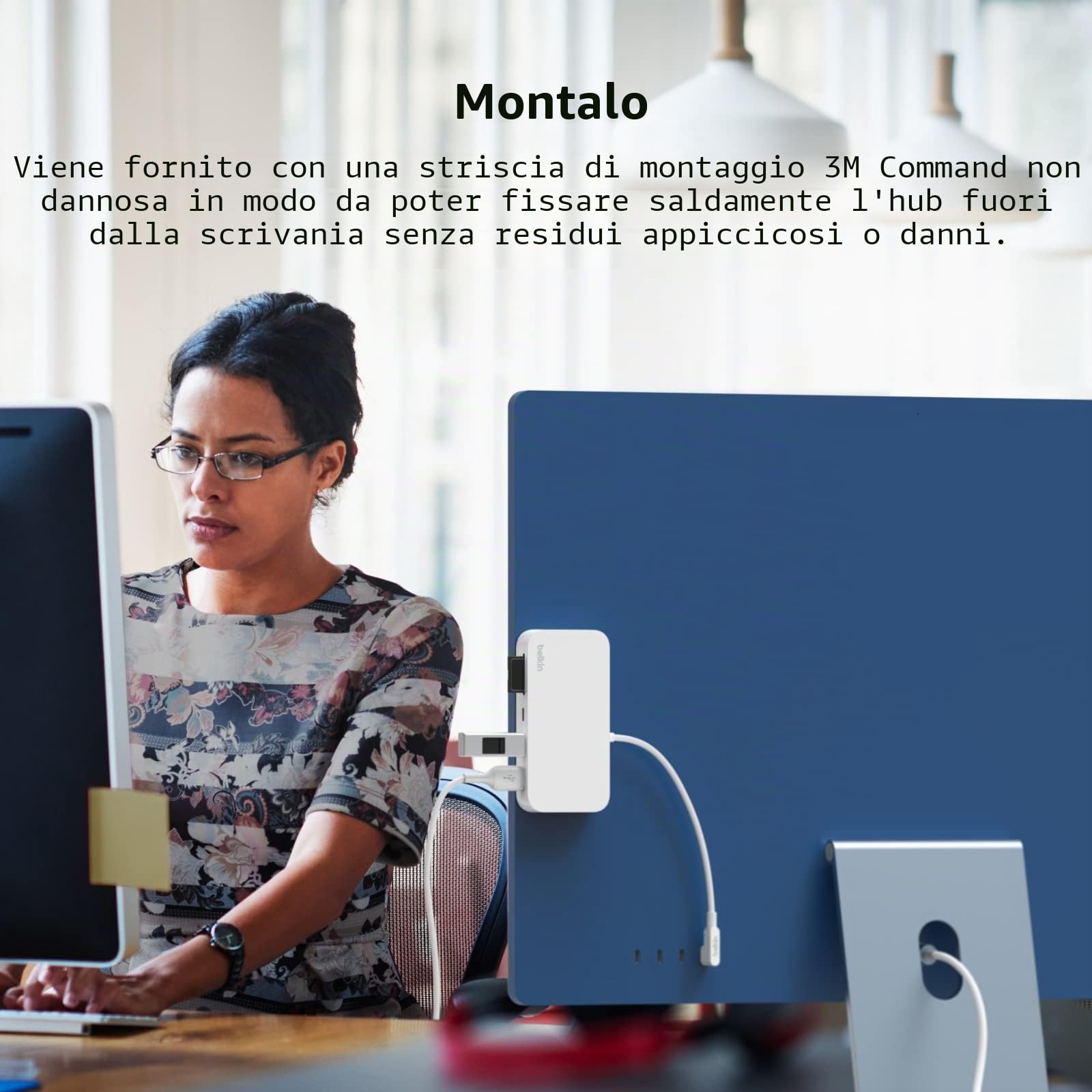 belkin-hub-usb-c-6-in-1-inc011-con-montaggio-posteriore-per-imac-24-2-porte-usb- image 3