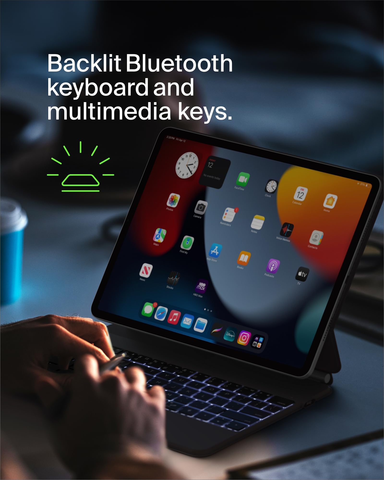 belkin-pro-keyboard-case-per-ipad-pro-13-m4-custodia-con-tastiera-bluetooth-retr image 3
