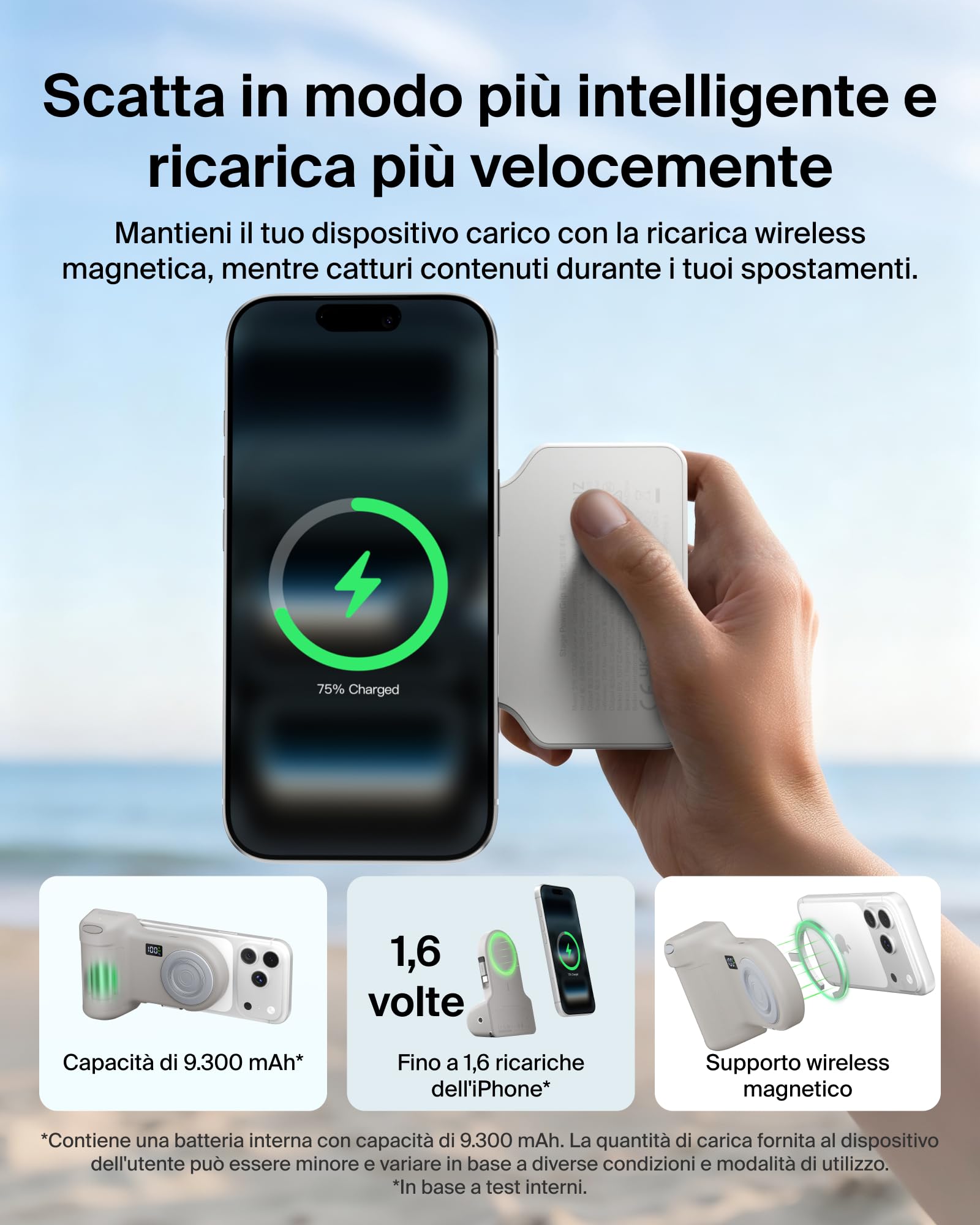 belkin-stage-powergrip-impugnatura-per-smartphone-con-power-bank-magnetico-9300- image 4