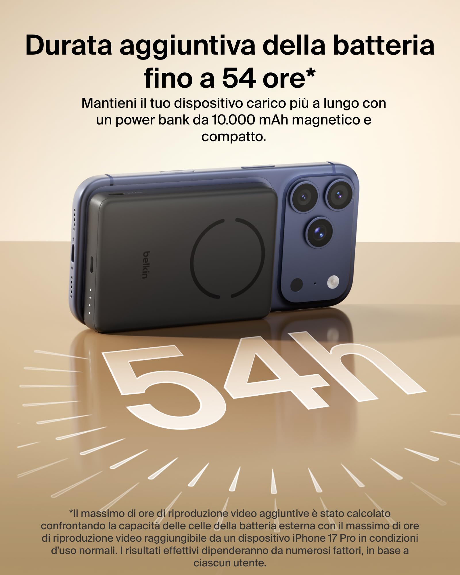 belkin-boostcharge-power-bank-10000-mah-magnetico-qi2-15-w-caricatore-portatile- image 2