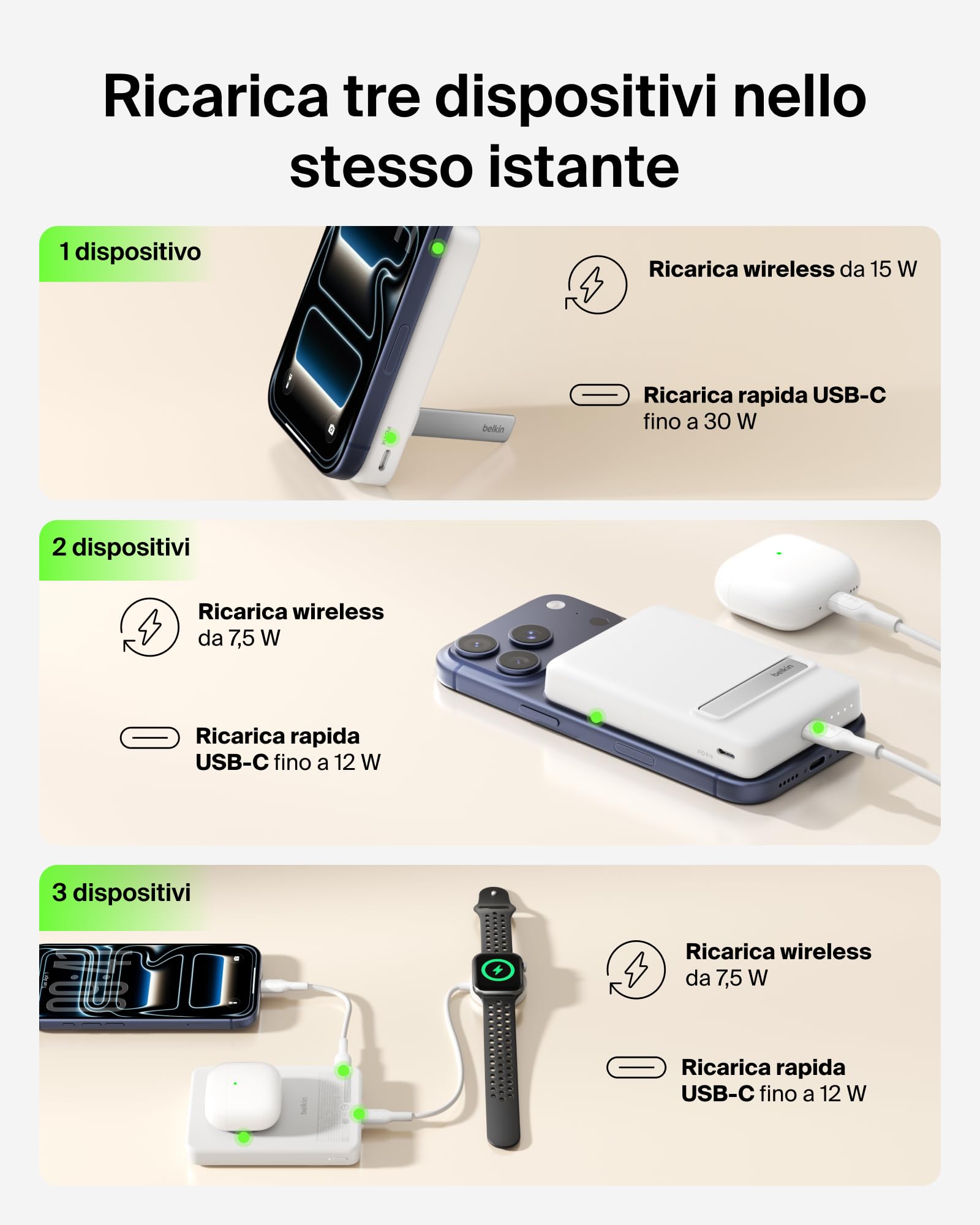 belkin-boostcharge-power-bank-magnetico-10000-mah-qi2-15-w-caricatore-portatile- image 5