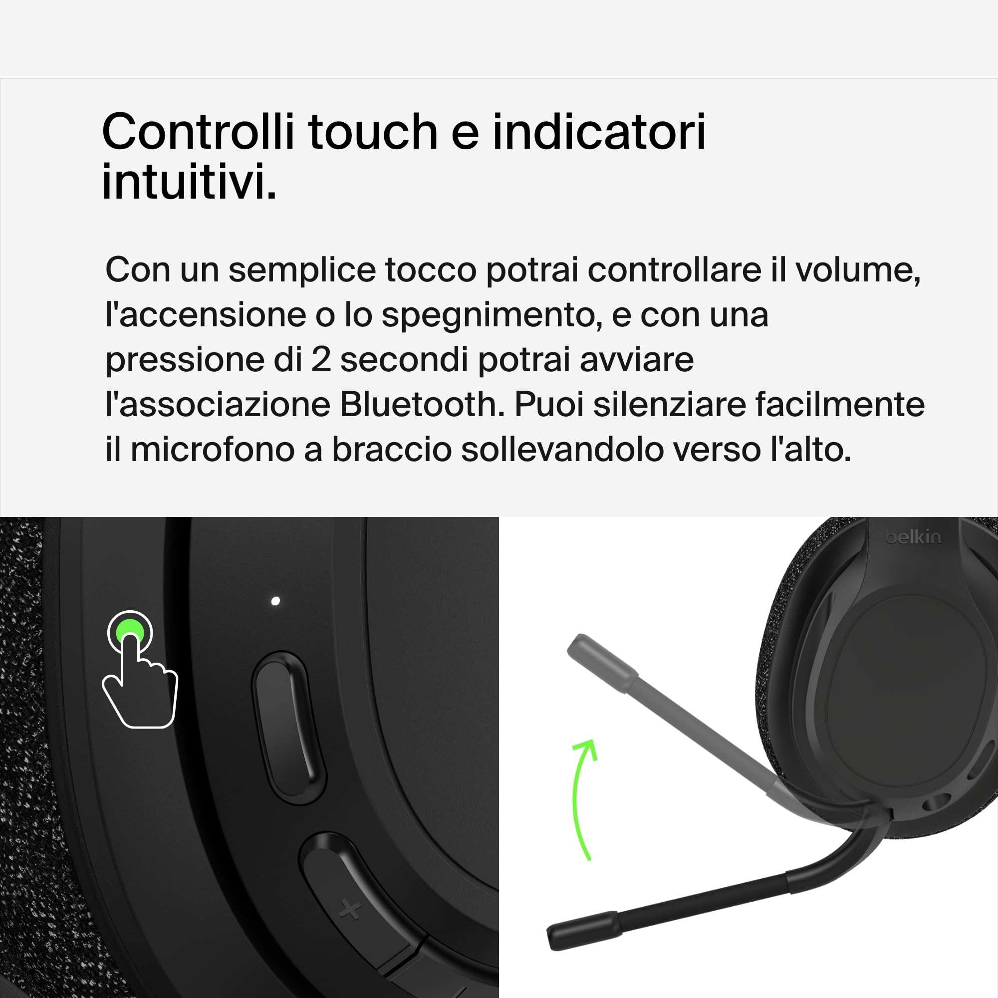 belkin-soundform-adapt-cuffie-over-ear-bluetooth-con-microfono-a-braccio-multipo image 8