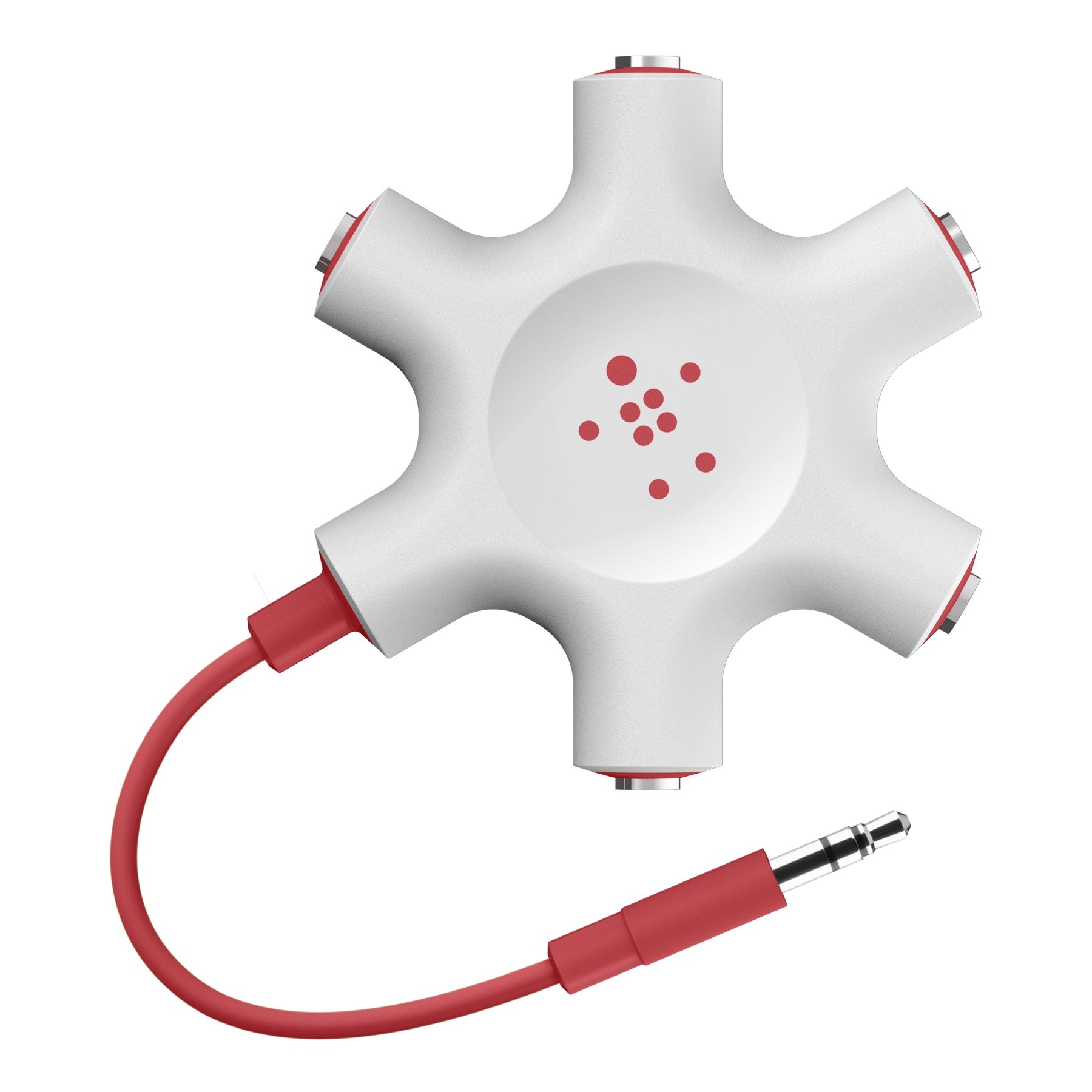 belkin-rockstar-cavo-doppiatore-per-cuffie-con-5-prese-3-5-mm-splitter-audio-bia image 6