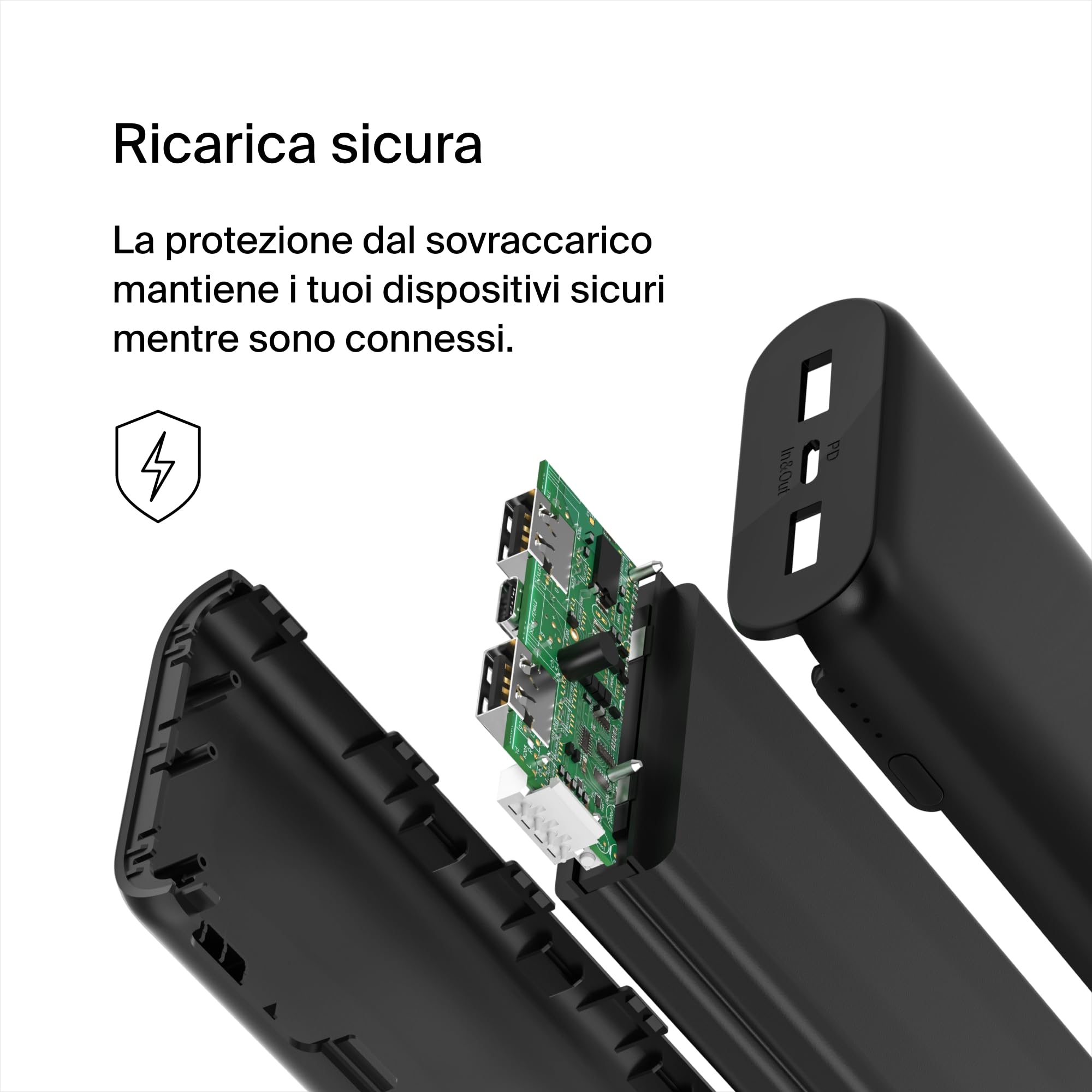 belkin-boostcharge-power-bank-20000-mah-compatta-con-3-porte-usb-c-usb-a-e-power image 3
