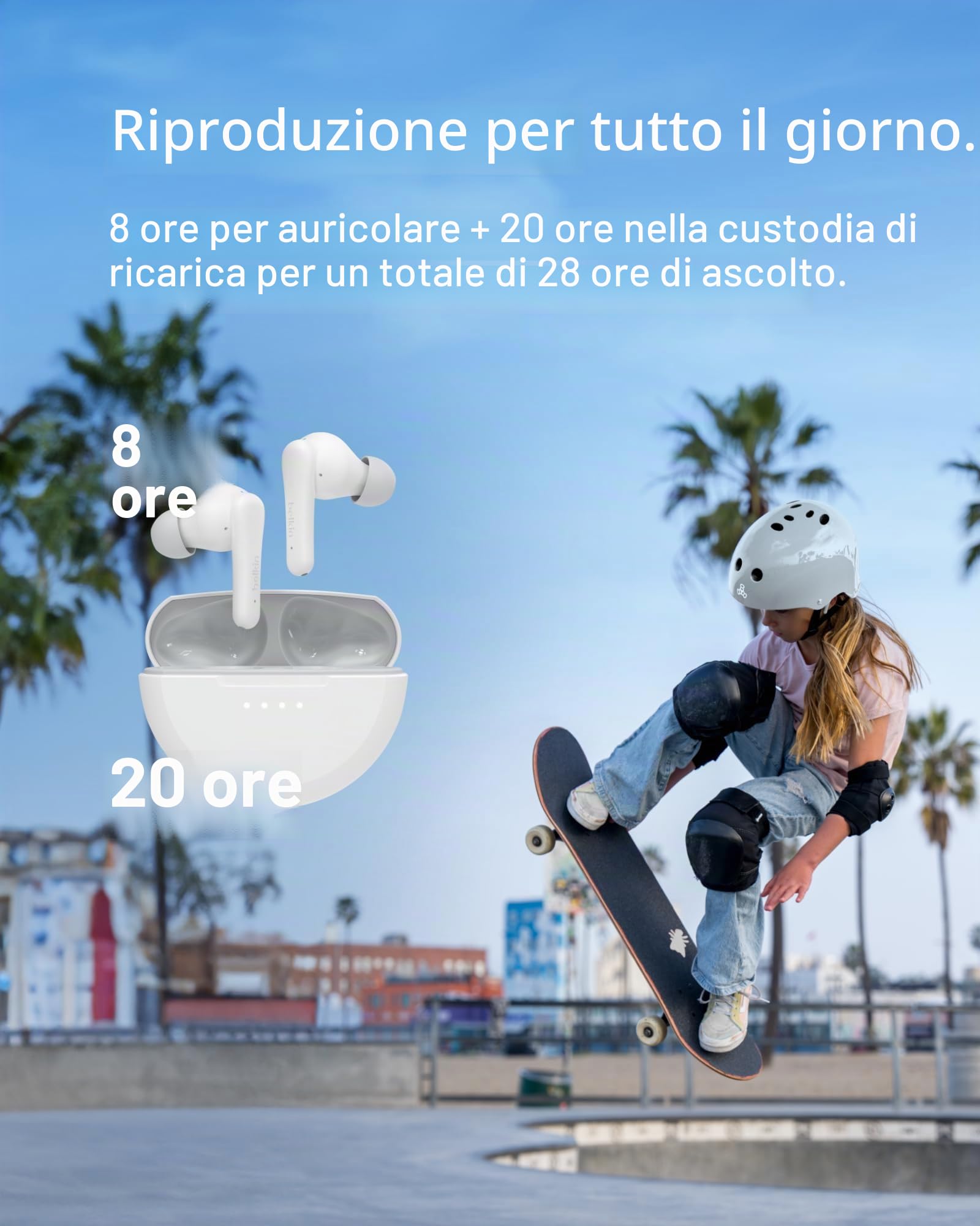 belkin-soundform-nano-2-auricolari-bluetooth-per-bambini-microfono-28-ore-di-bat image 2