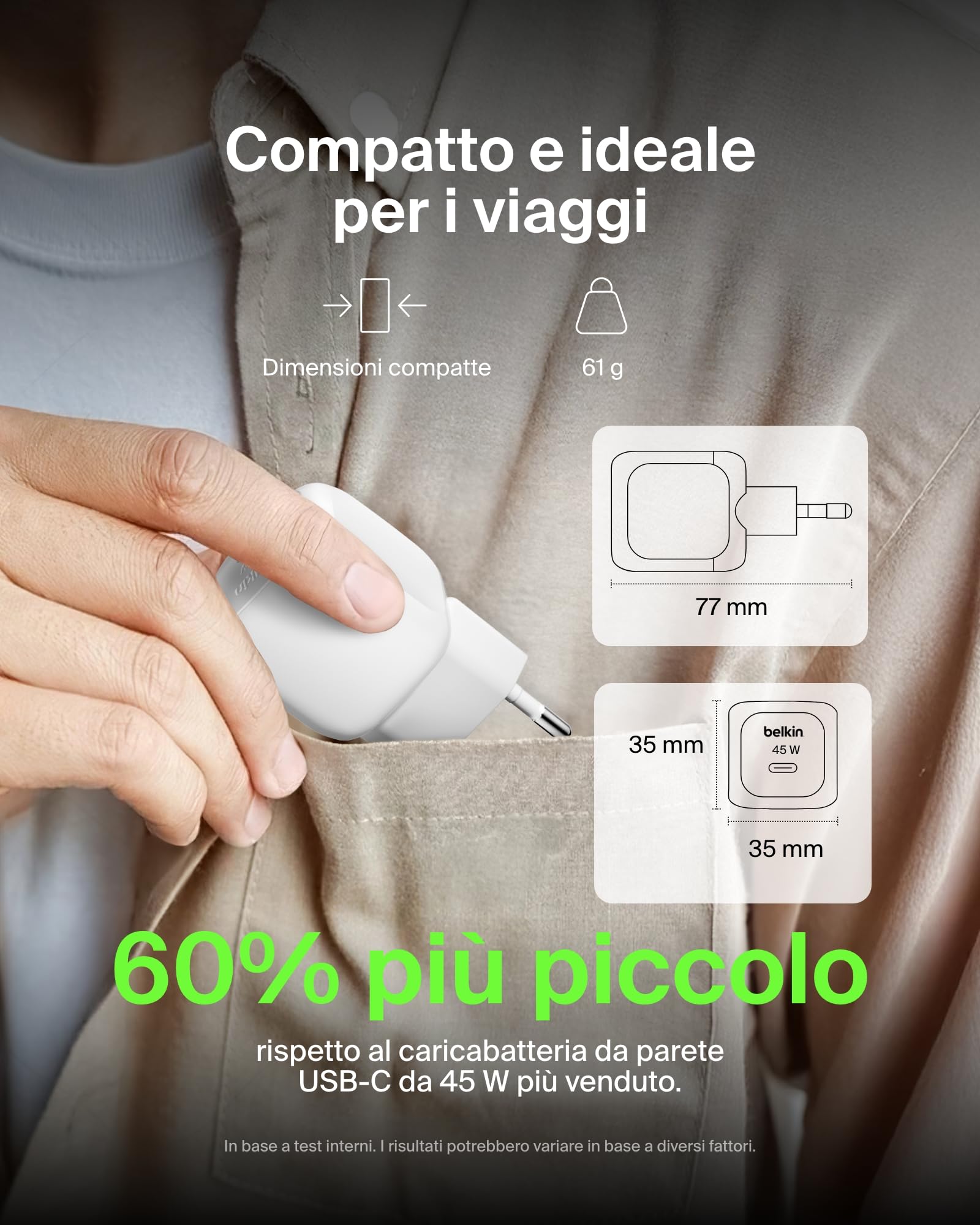 belkin-boostcharge-caricatore-da-parete-compatto-usb-c-45-w-power-delivery-3-1-r image 3