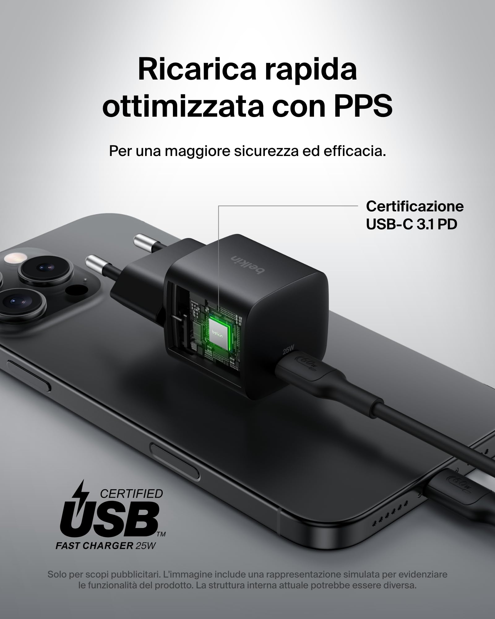 belkin-caricatore-da-parete-usb-c-25-w-ricarica-rapida-usb-c-pd-3-0-con-pps-comp image 4