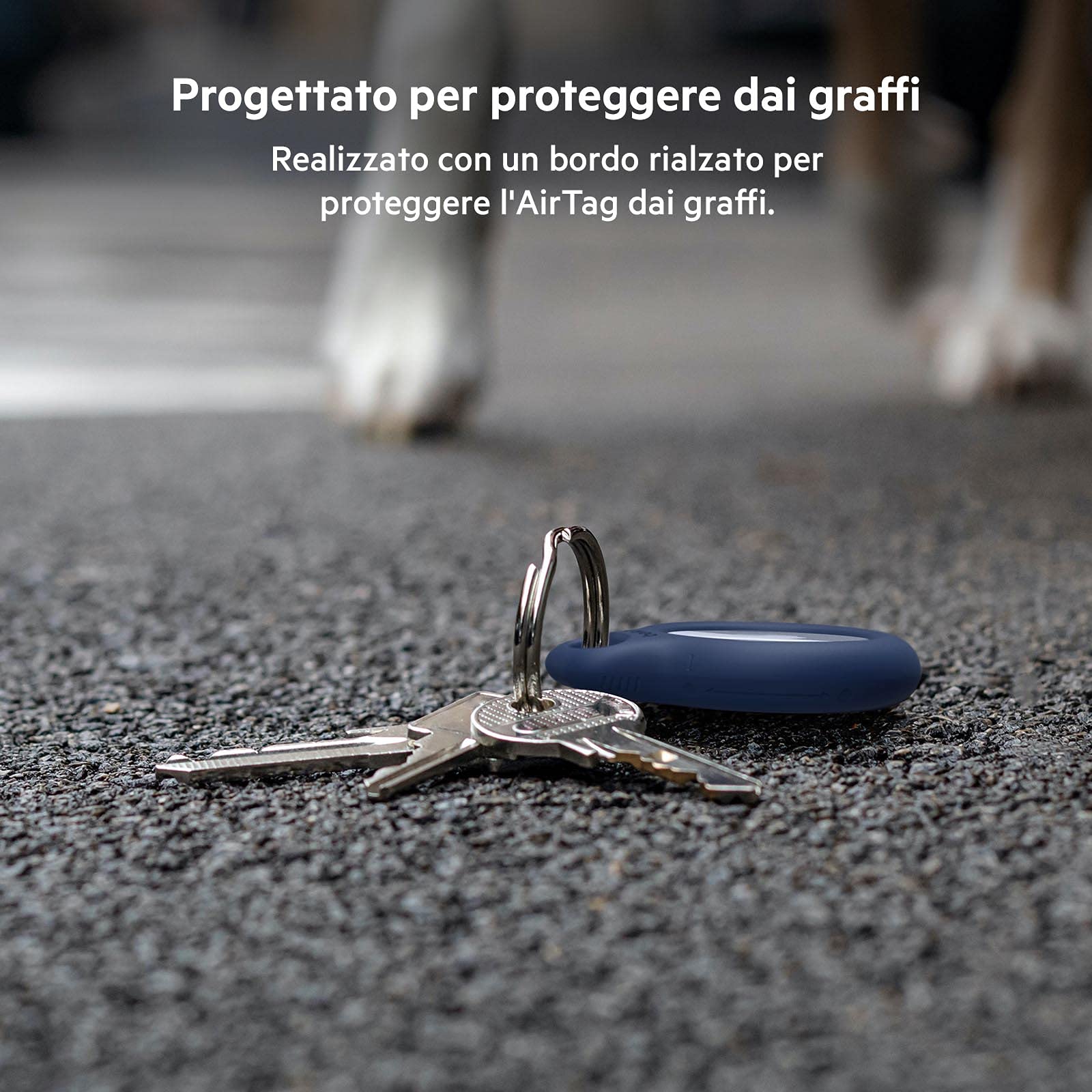 belkin-secure-holder-custodia-per-airtag-con-anello-portachiavi-confezione-da-4- image 4