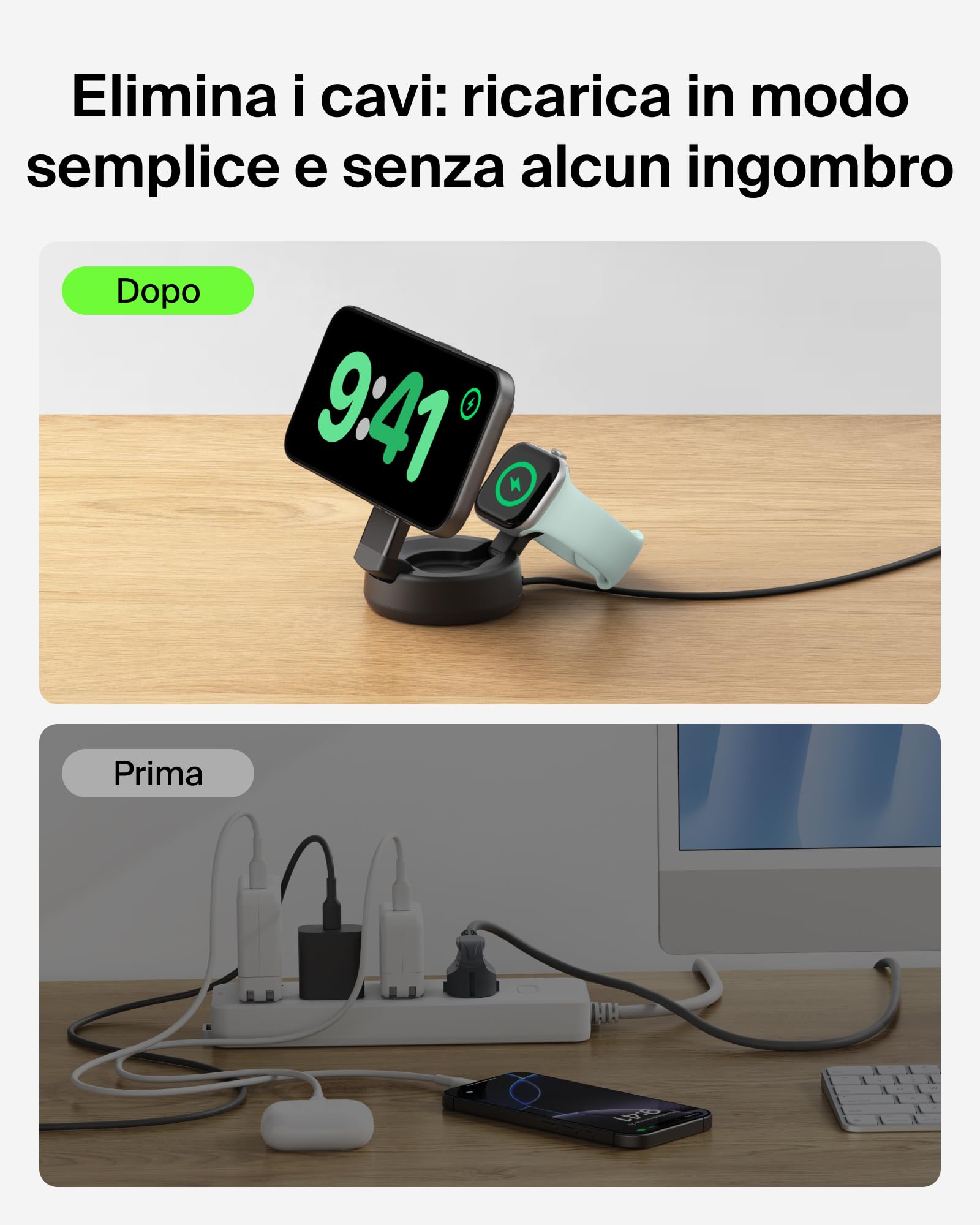 belkin-ultracharge-pro-caricatore-wireless-magnetico-2-in-1-magsafe-qi2-25w-per- image 7