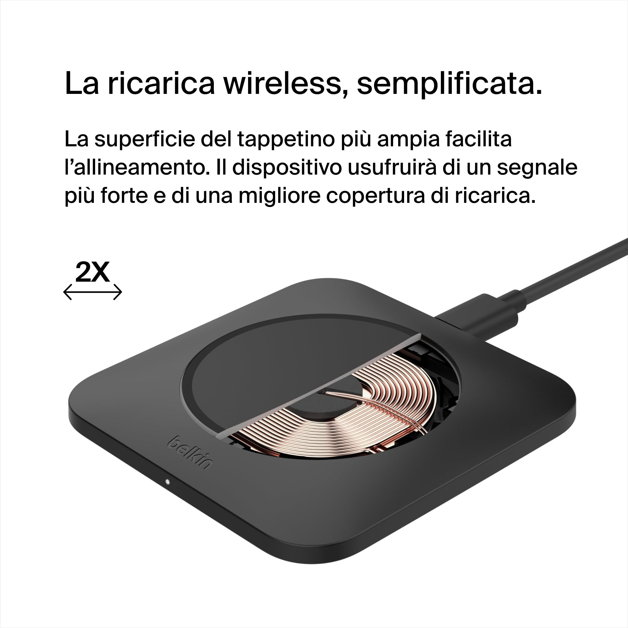 belkin-boostcharge-pro-tappetino-di-ricarica-wireless-15-w-con-allineamento-faci image 3