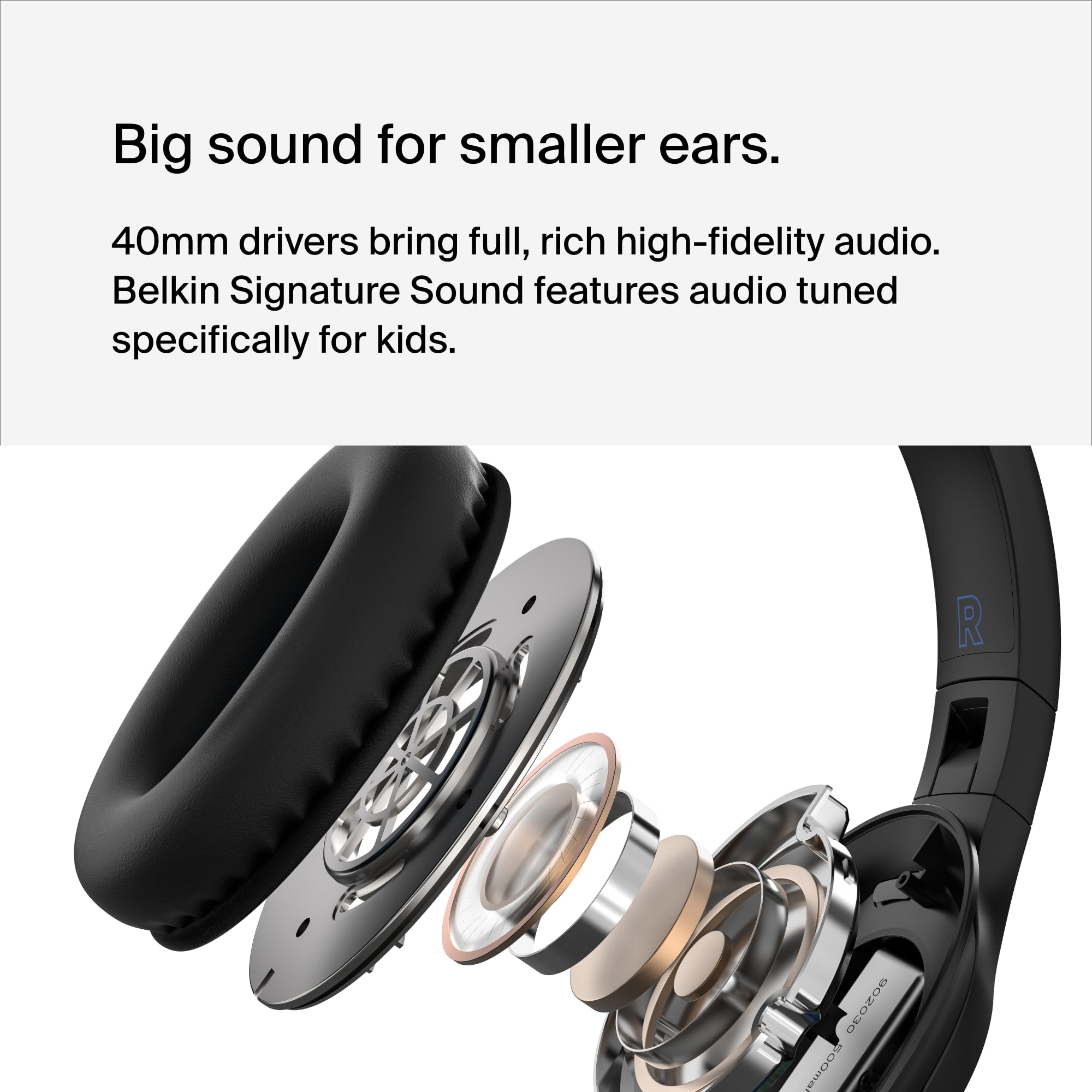 belkin-soundform-inspire-cuffie-wireless-bluetooth-over-ear-per-bambini-con-micr image 4