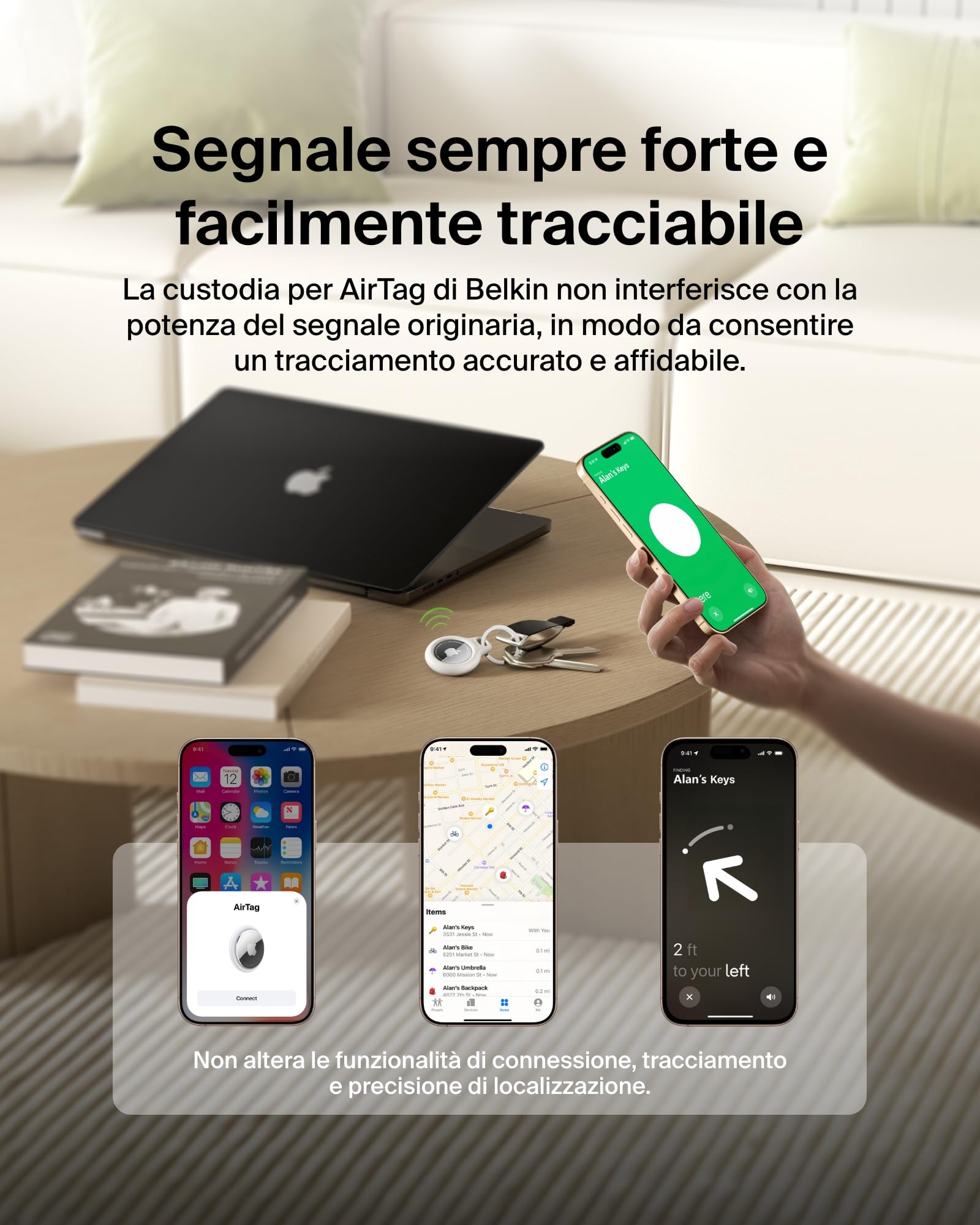 belkin-secure-holder-custodia-portachiavi-per-apple-airtag-con-anello-guscio-ant image 6