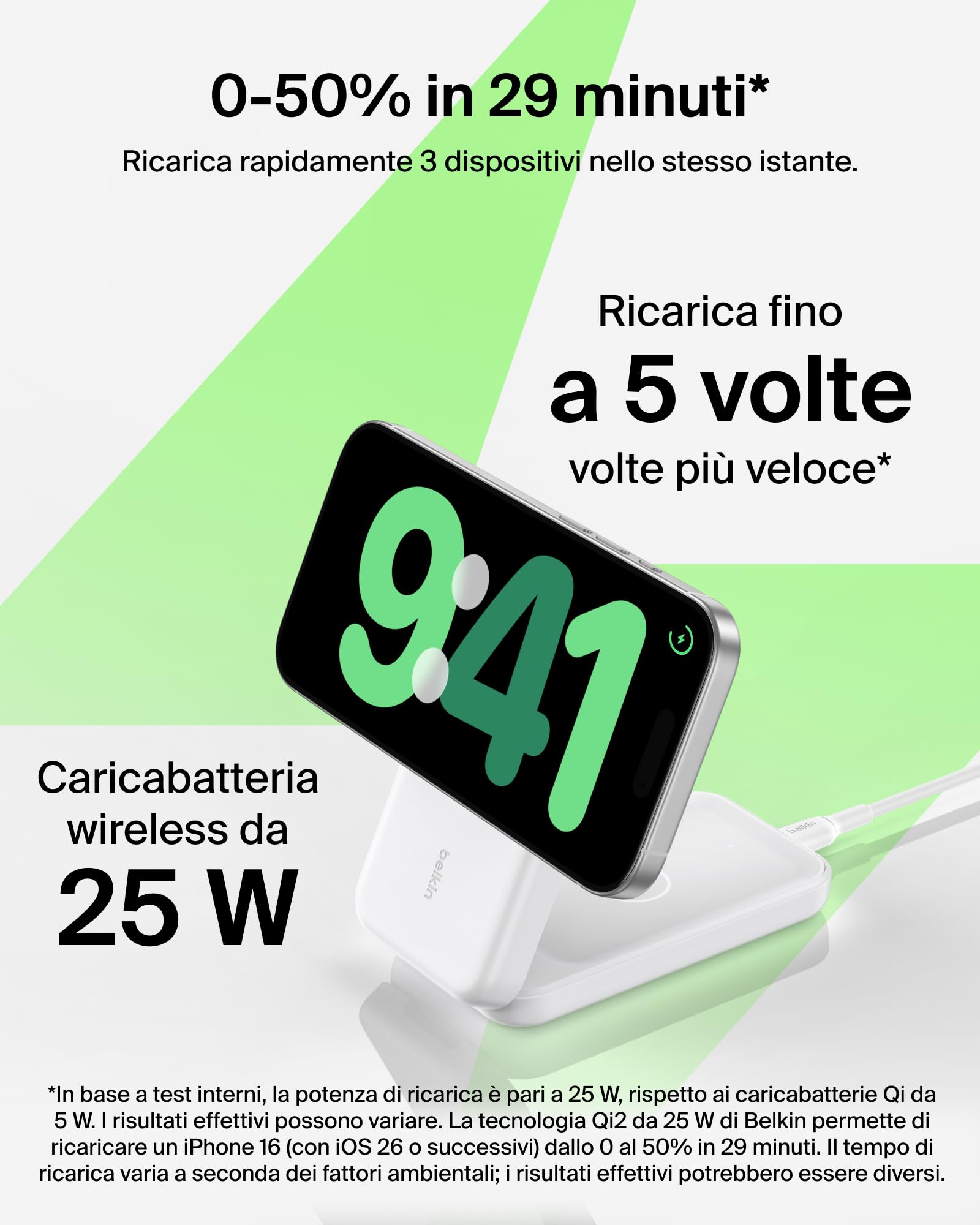 belkin-ultracharge-stazione-di-ricarica-3-in-1-qi2-25w-magnetica-compatibile-mag image 2
