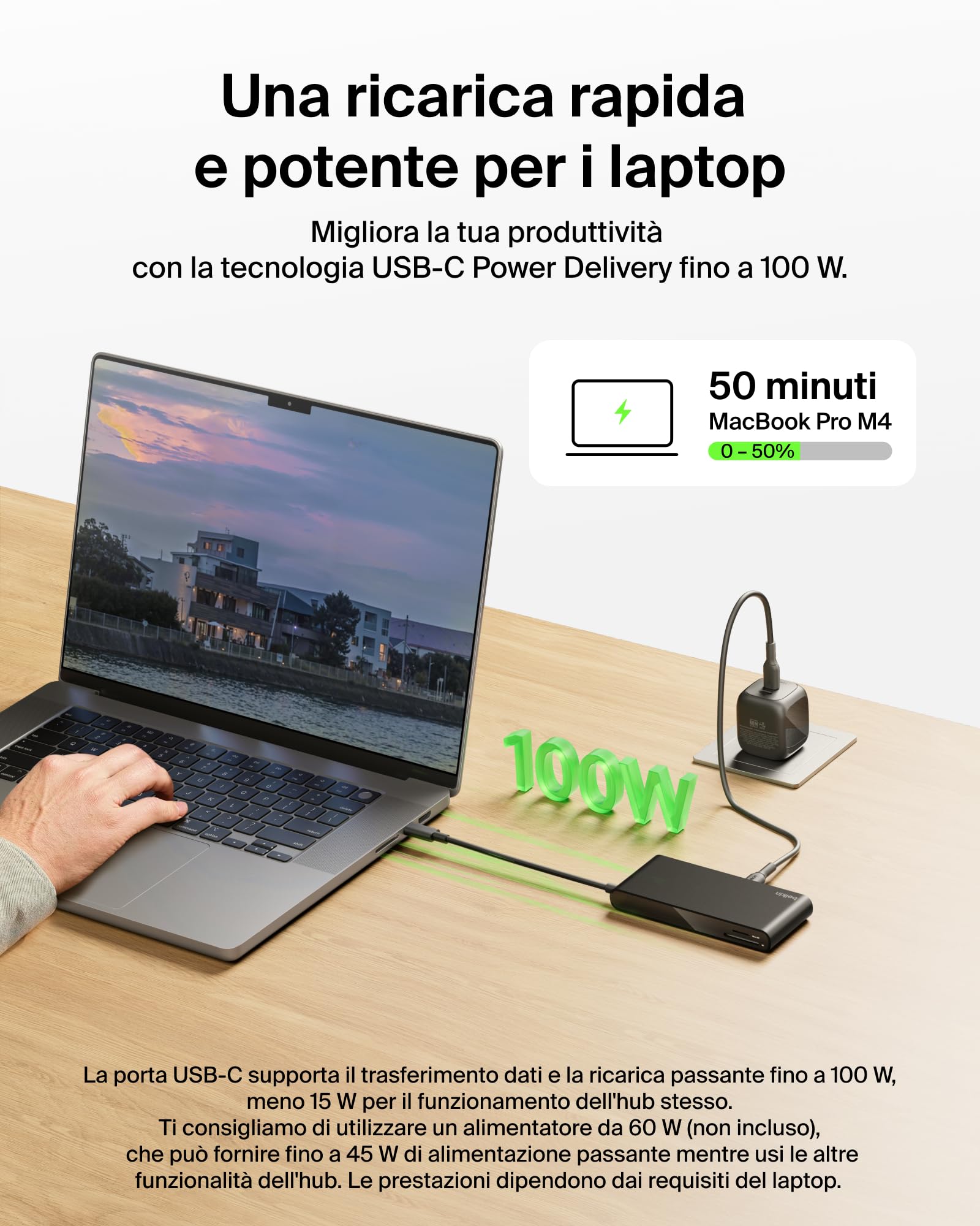 belkin-connect-hub-usb-c-a-8-porte-hdmi-4k-60hz-100w-pd-dati-10gbps-ethernet-2-5 image 4