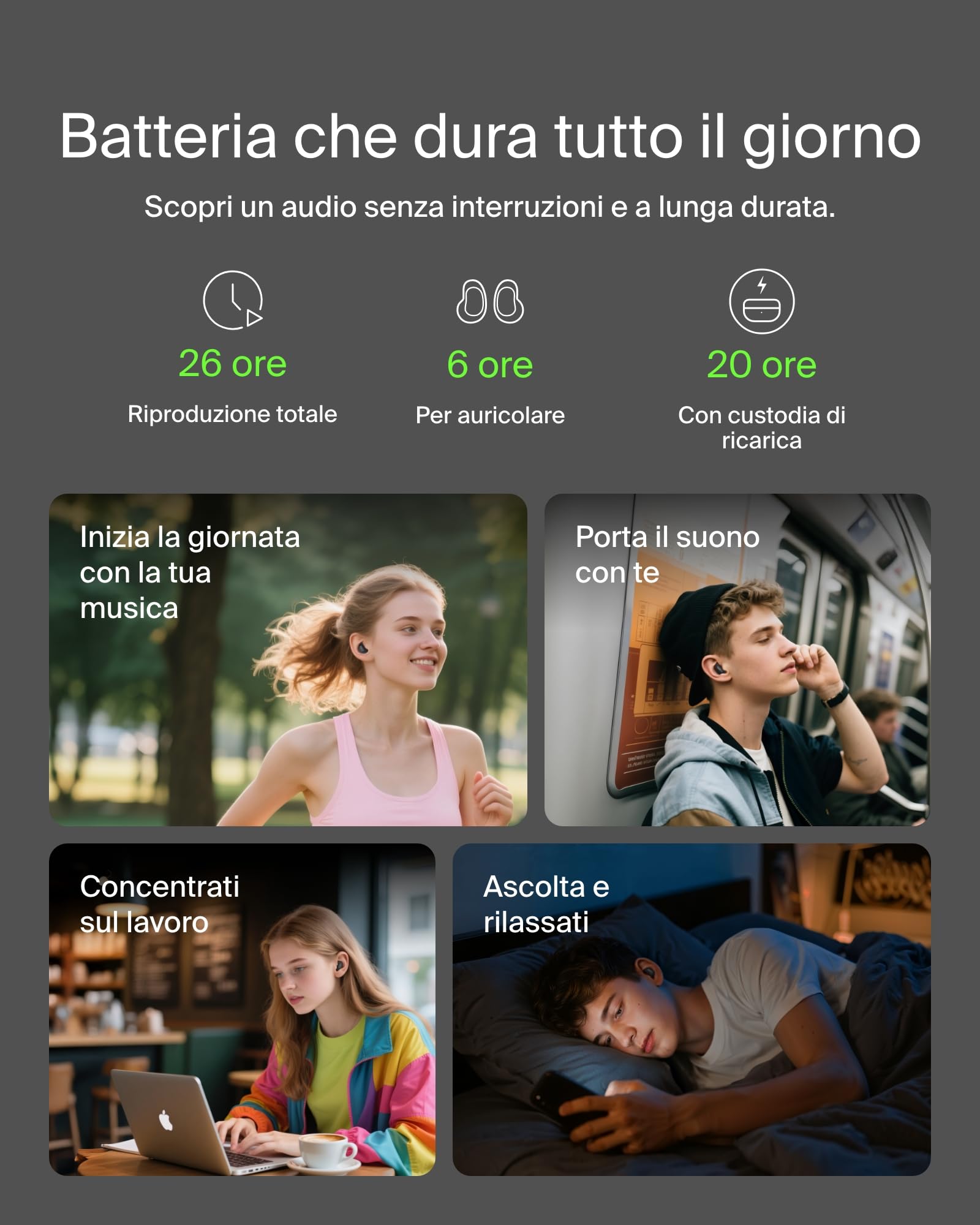 belkin-soundform-anywhere-auricolari-bluetooth-in-ear-26-ore-di-batteria-ipx4-bl image 4