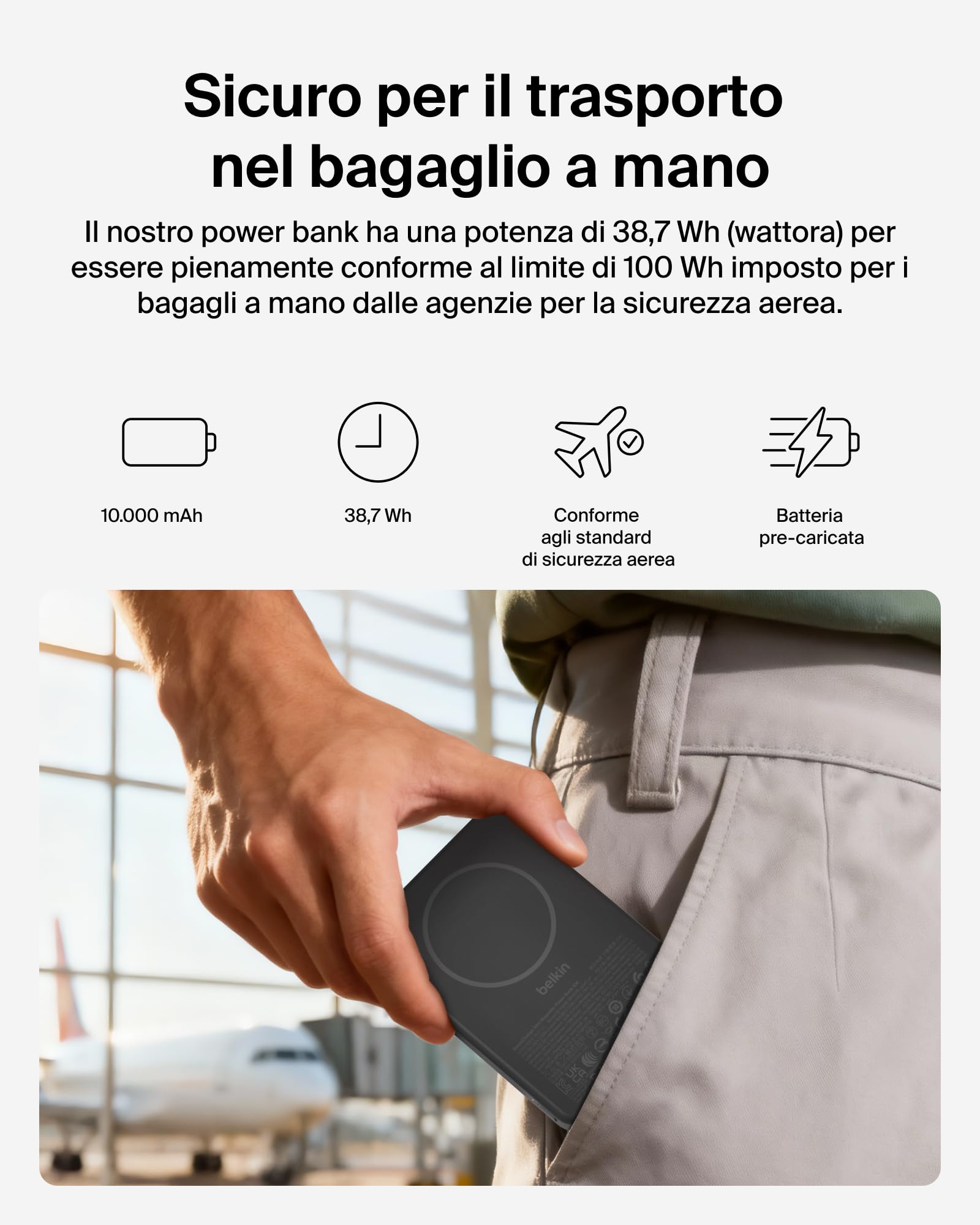 belkin-boostcharge-power-bank-magnetico-10000-mah-qi2-7-5-w-caricatore-portatile image 5